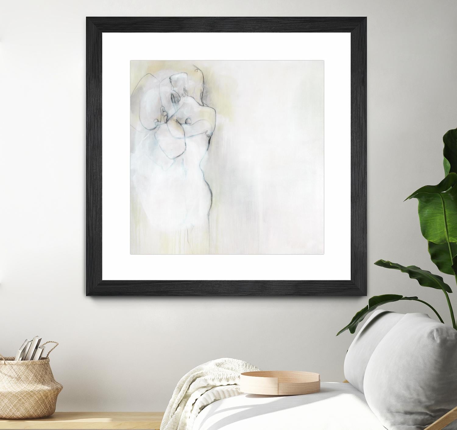 Together in Peace by Daleno Art on GIANT ART - white abstract abstrait