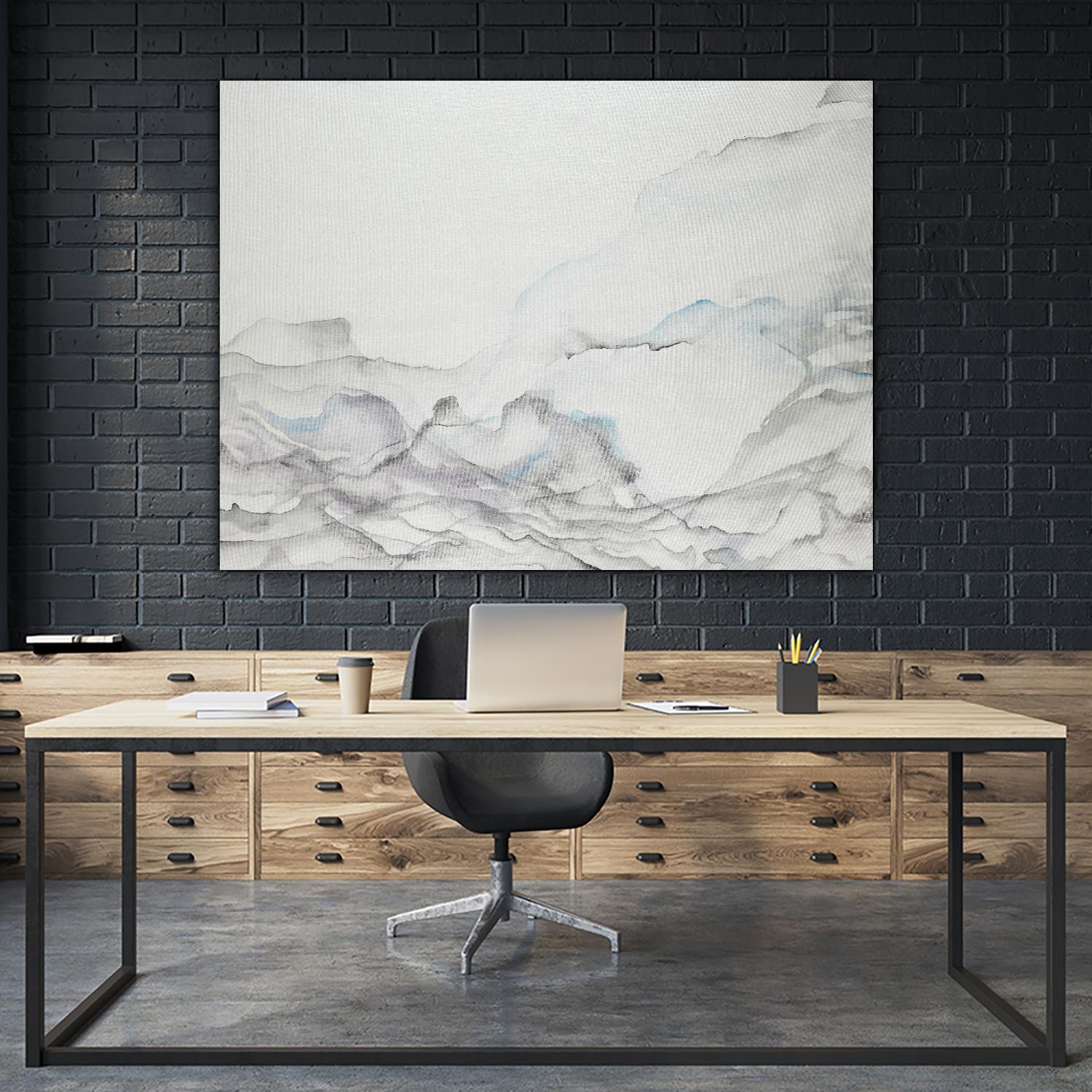 Gentle Maturity by Daleno Art on GIANT ART - white abstract abstrait