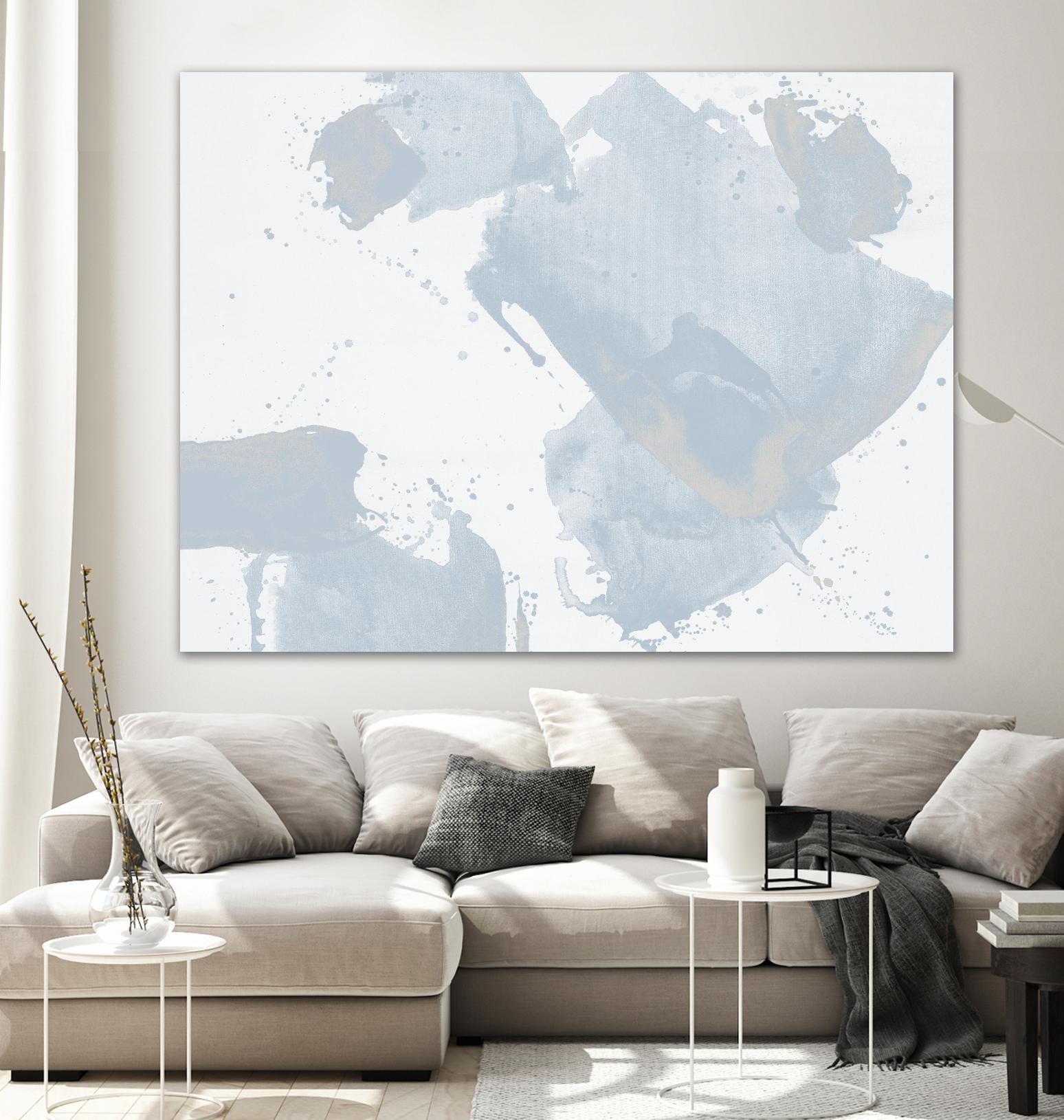 Baby Doll Blues II by Daleno Art on GIANT ART - blue abstract abstract