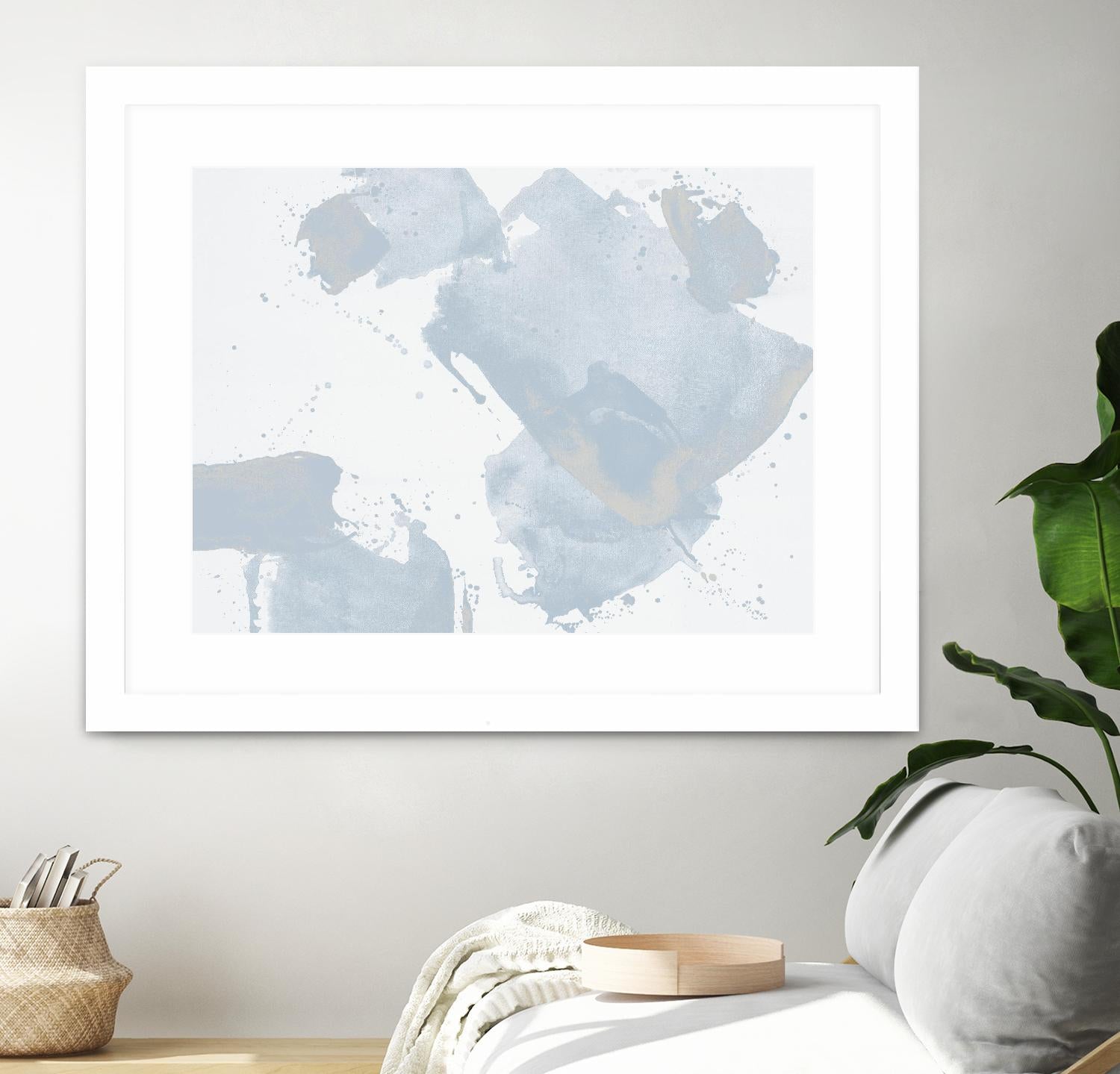 Baby Doll Blues II by Daleno Art on GIANT ART - blue abstract abstract