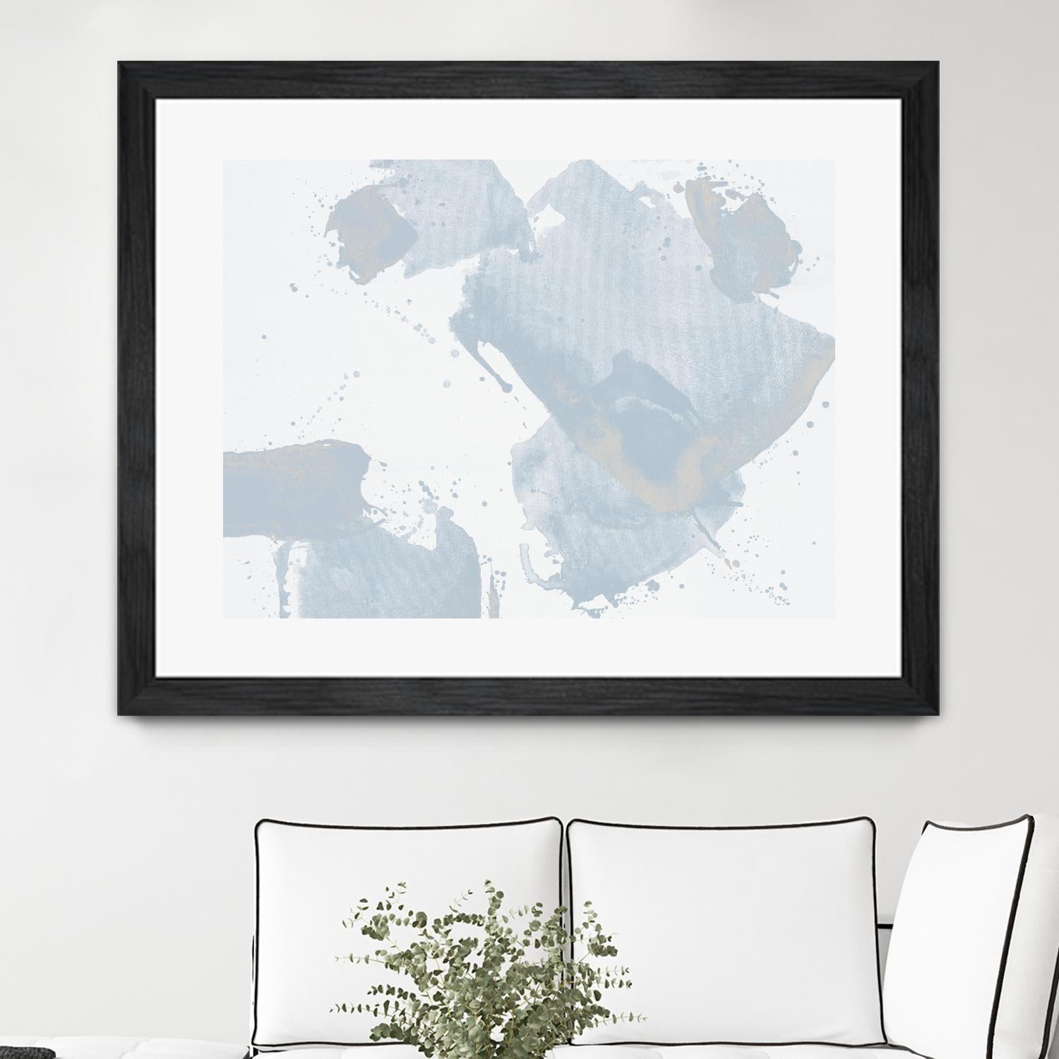 Baby Doll Blues II by Daleno Art on GIANT ART - blue abstract abstract