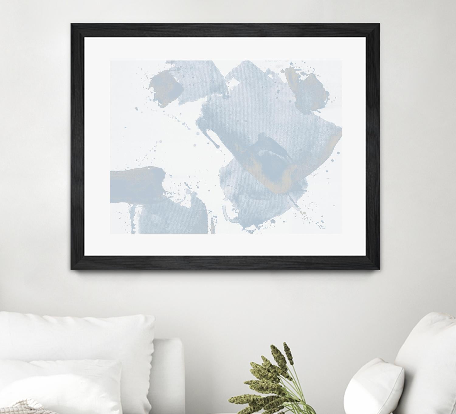 Baby Doll Blues II by Daleno Art on GIANT ART - blue abstract abstract