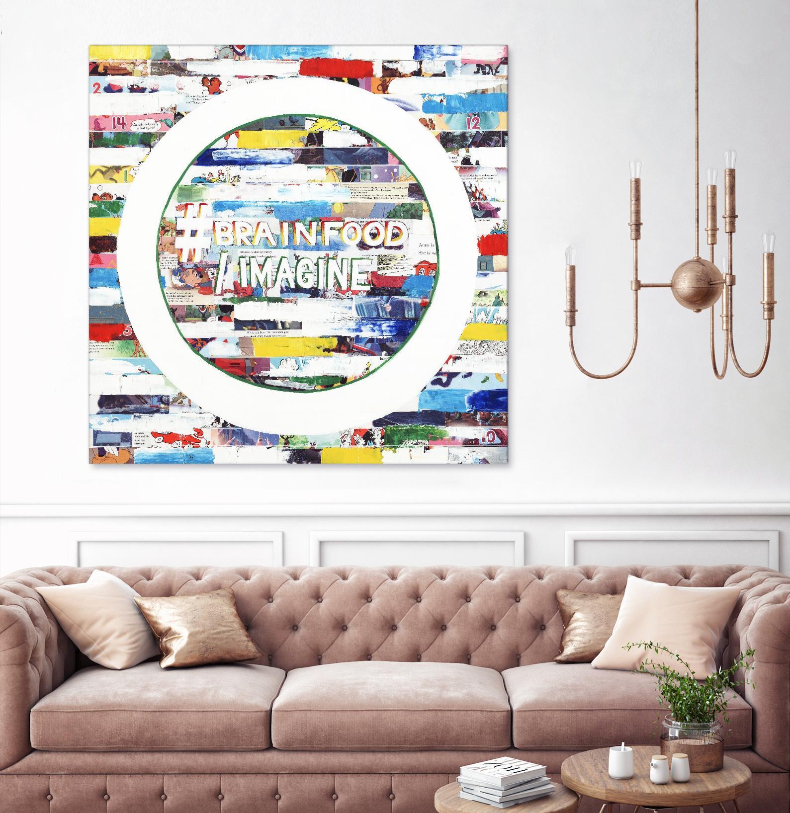 Smoke Circus IV by Daleno Art on GIANT ART - red patterns abstrait