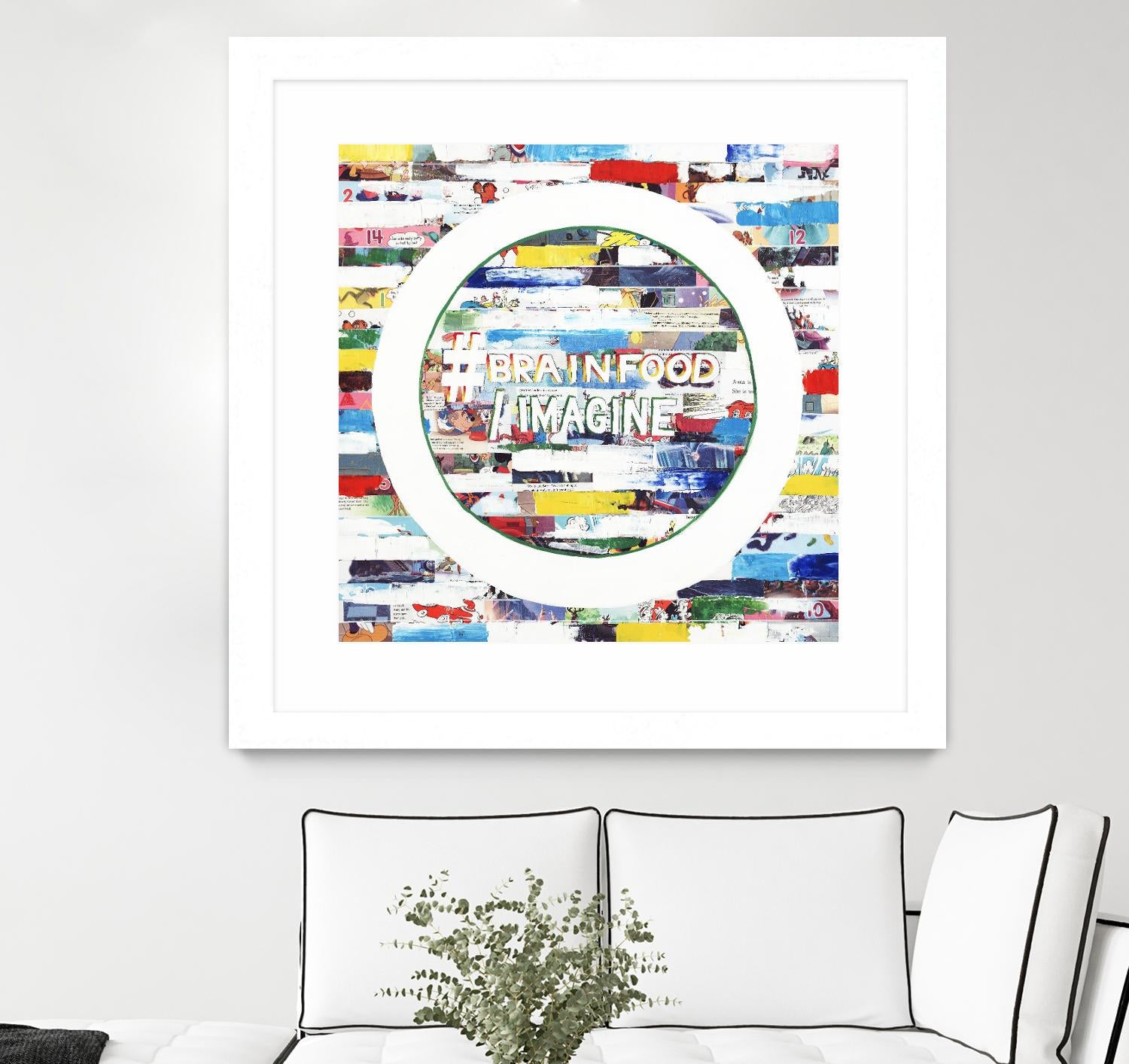 Smoke Circus IV by Daleno Art on GIANT ART - red patterns abstrait