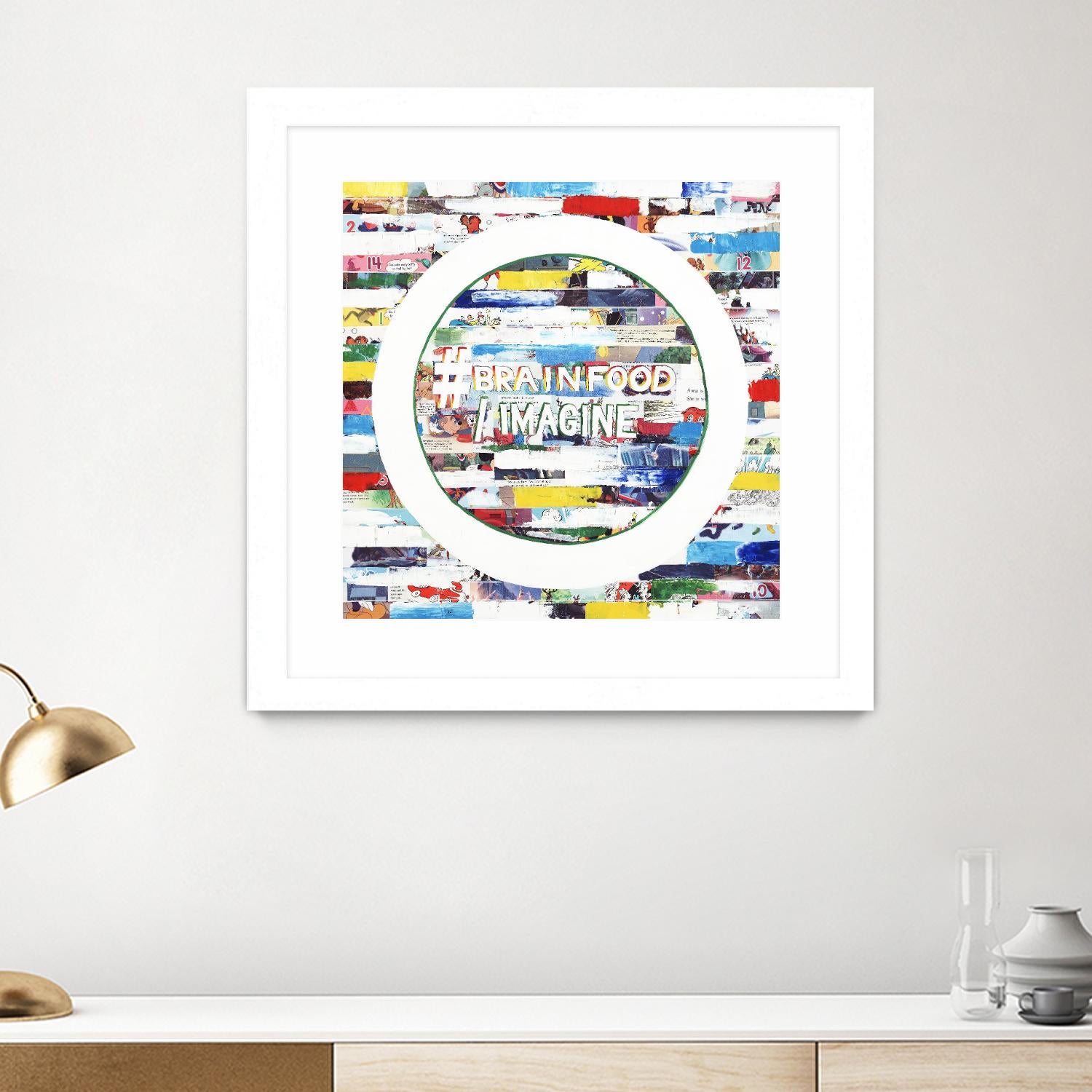 Smoke Circus IV by Daleno Art on GIANT ART - red patterns abstrait