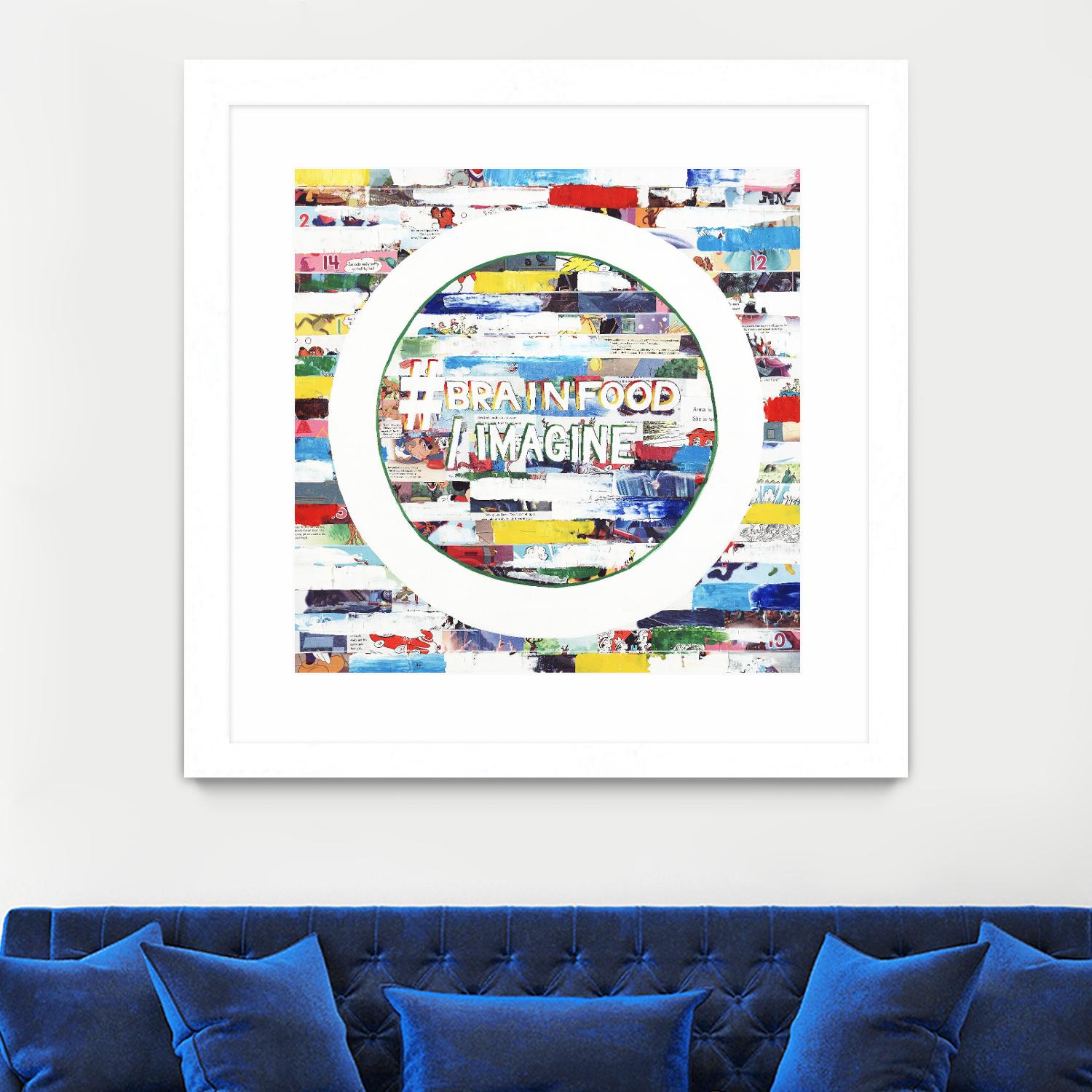 Smoke Circus IV by Daleno Art on GIANT ART - red patterns abstrait