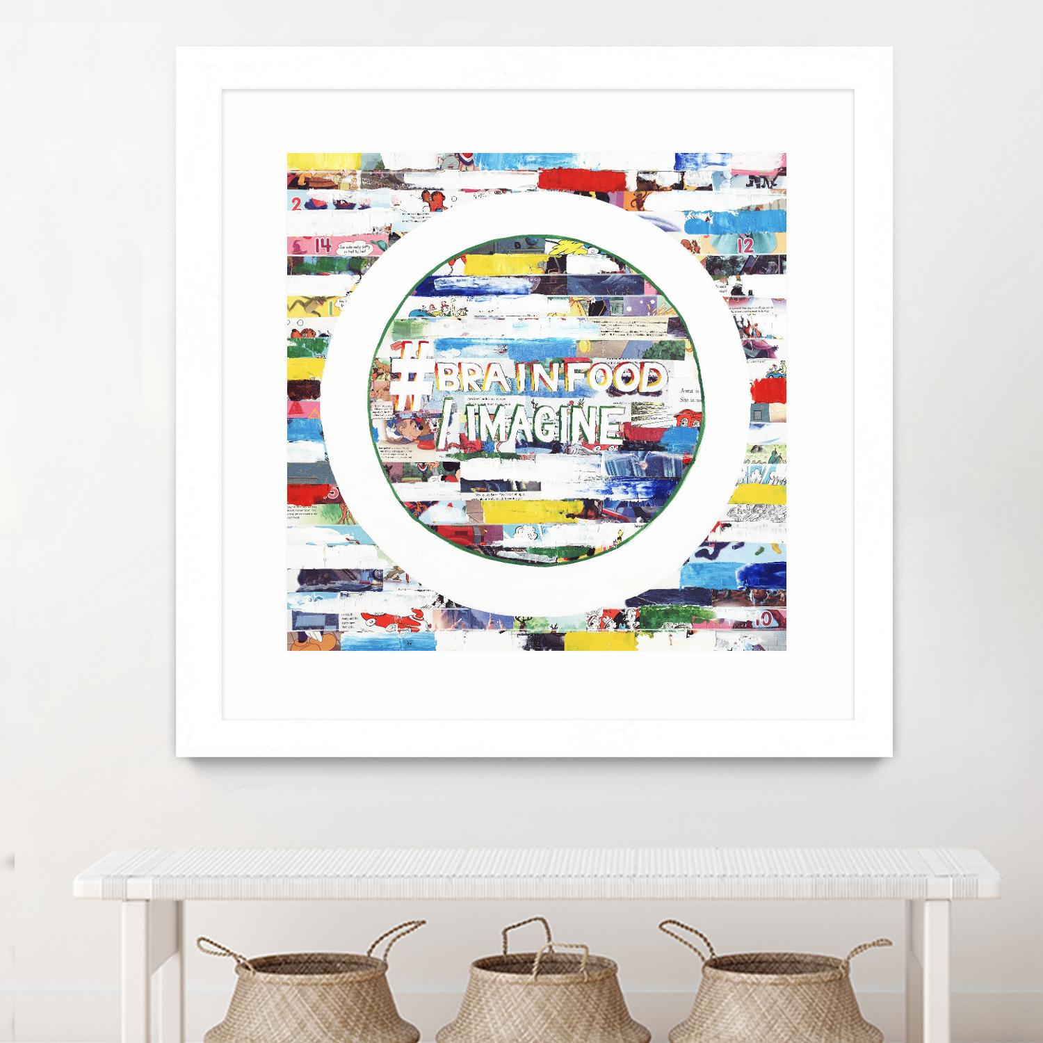 Smoke Circus IV by Daleno Art on GIANT ART - red patterns abstrait