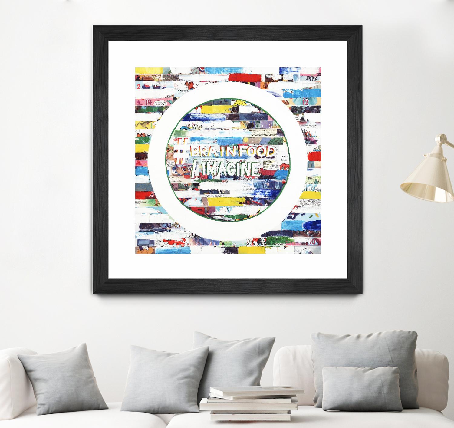 Smoke Circus IV by Daleno Art on GIANT ART - red patterns abstrait