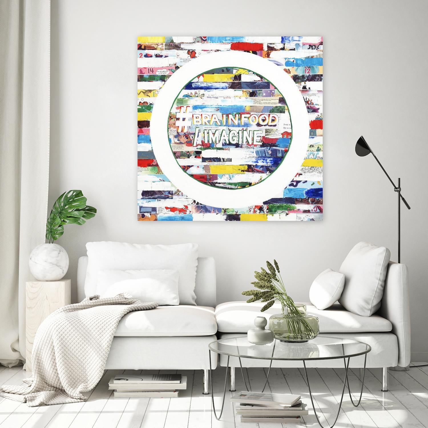 Smoke Circus IV by Daleno Art on GIANT ART - red patterns abstrait