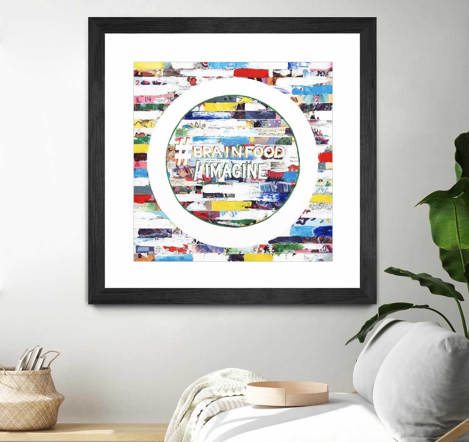 Smoke Circus IV by Daleno Art on GIANT ART - red patterns abstrait