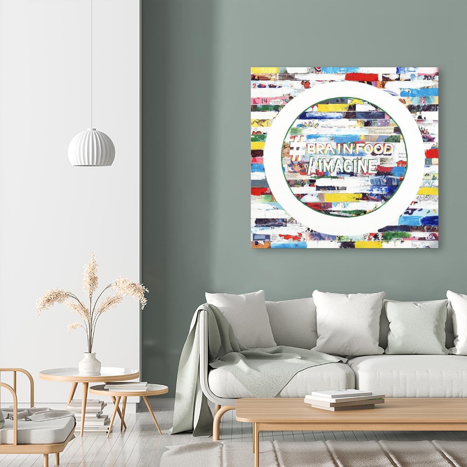 Smoke Circus IV by Daleno Art on GIANT ART - red patterns abstrait