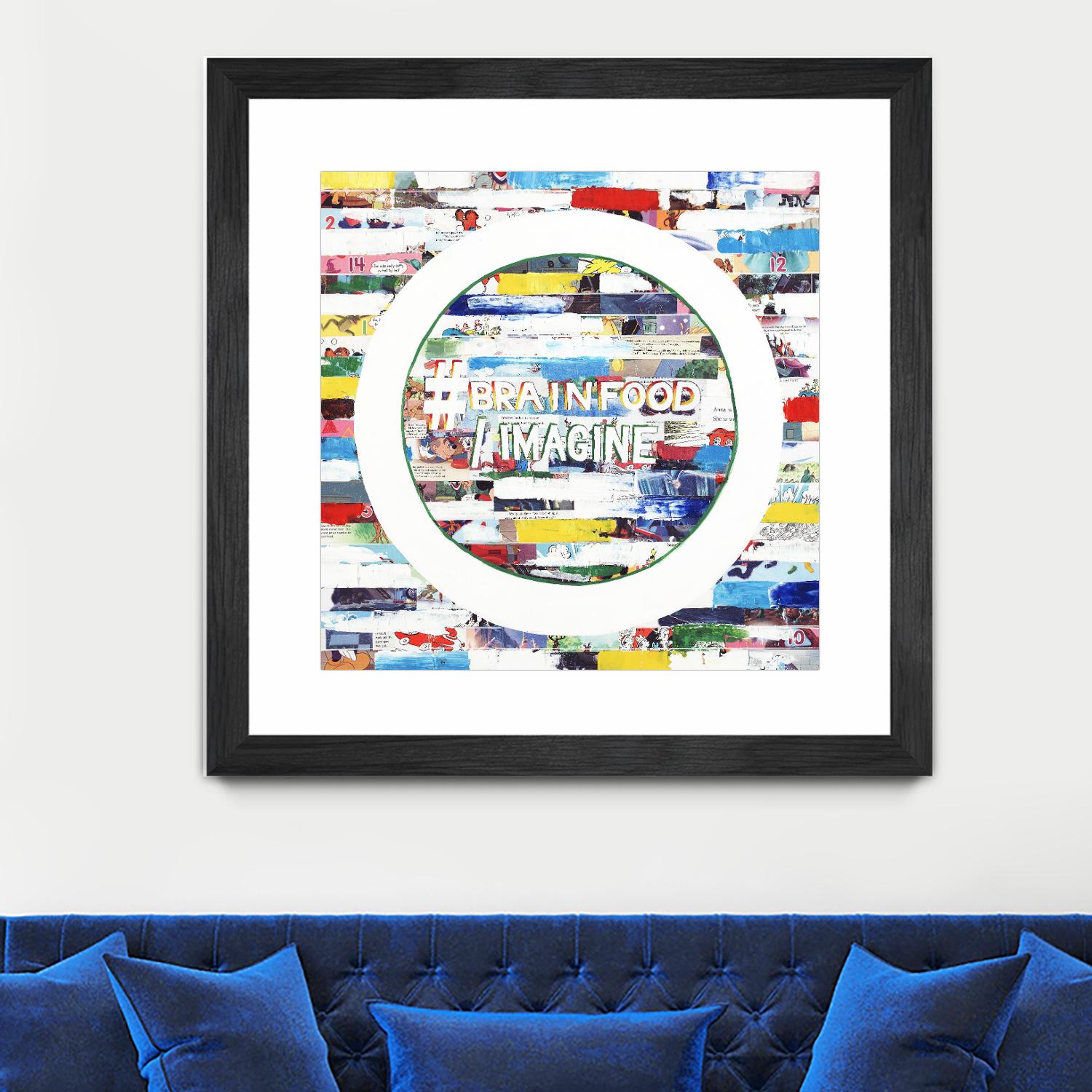 Smoke Circus IV by Daleno Art on GIANT ART - red patterns abstrait