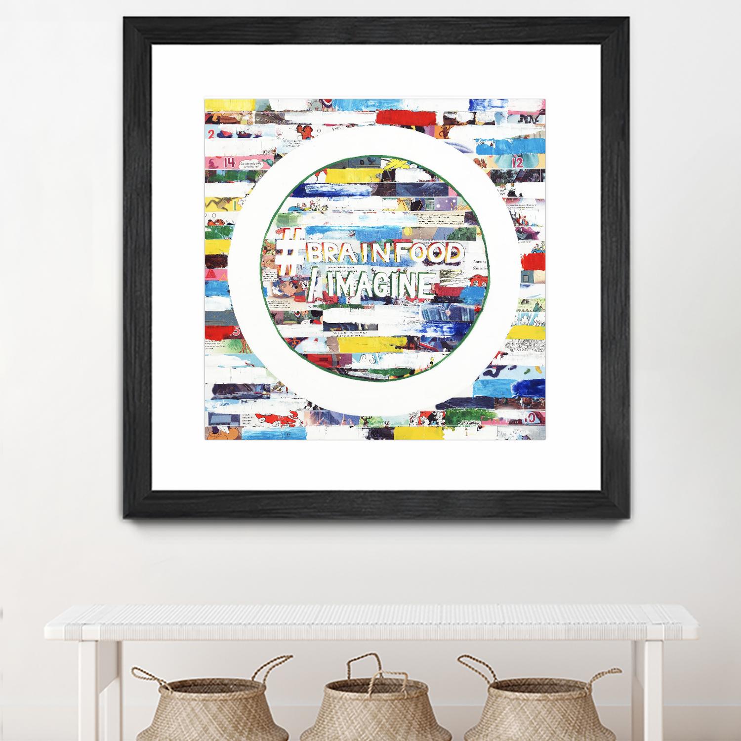 Smoke Circus IV by Daleno Art on GIANT ART - red patterns abstrait