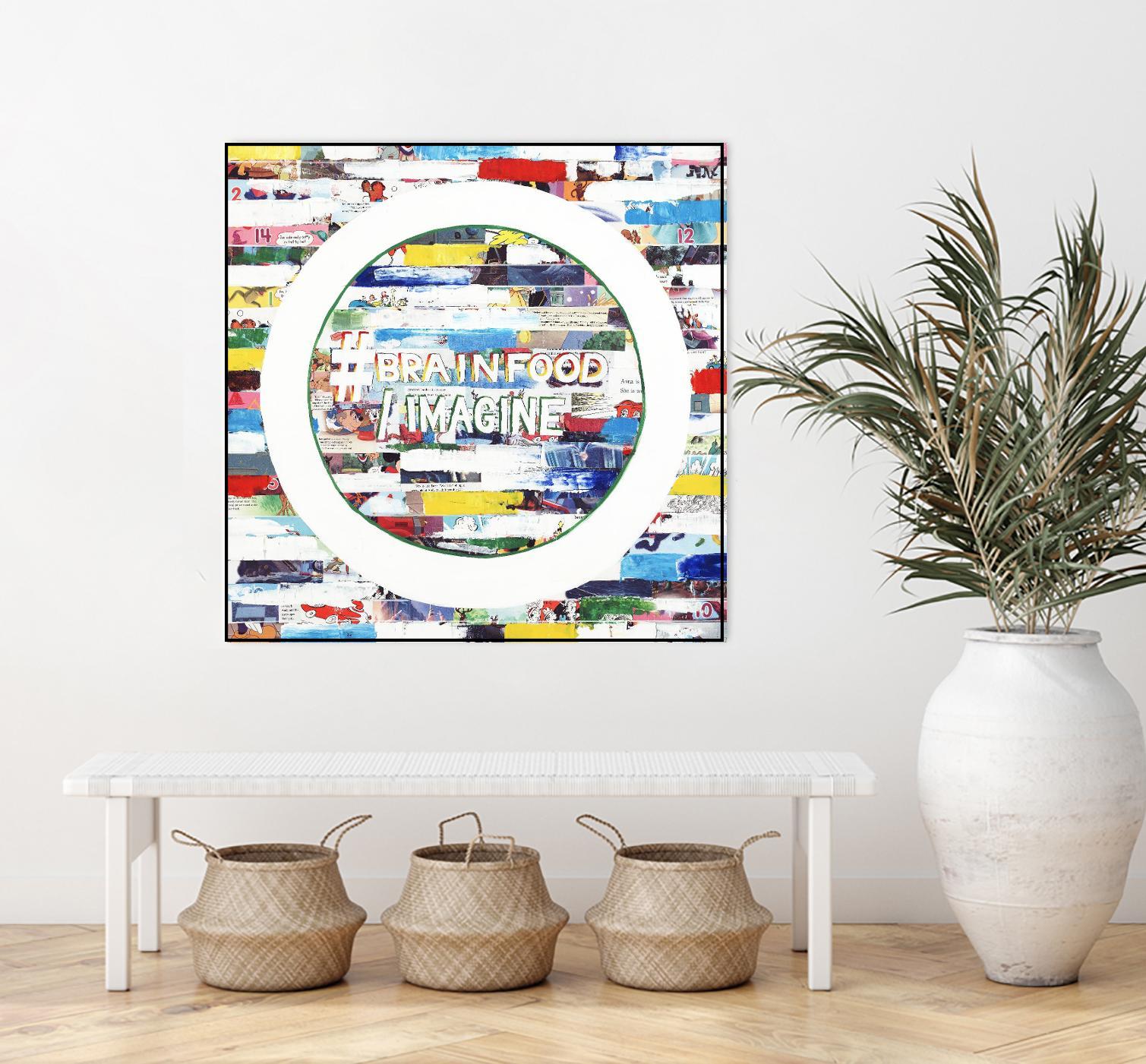 Smoke Circus IV by Daleno Art on GIANT ART - red patterns abstrait