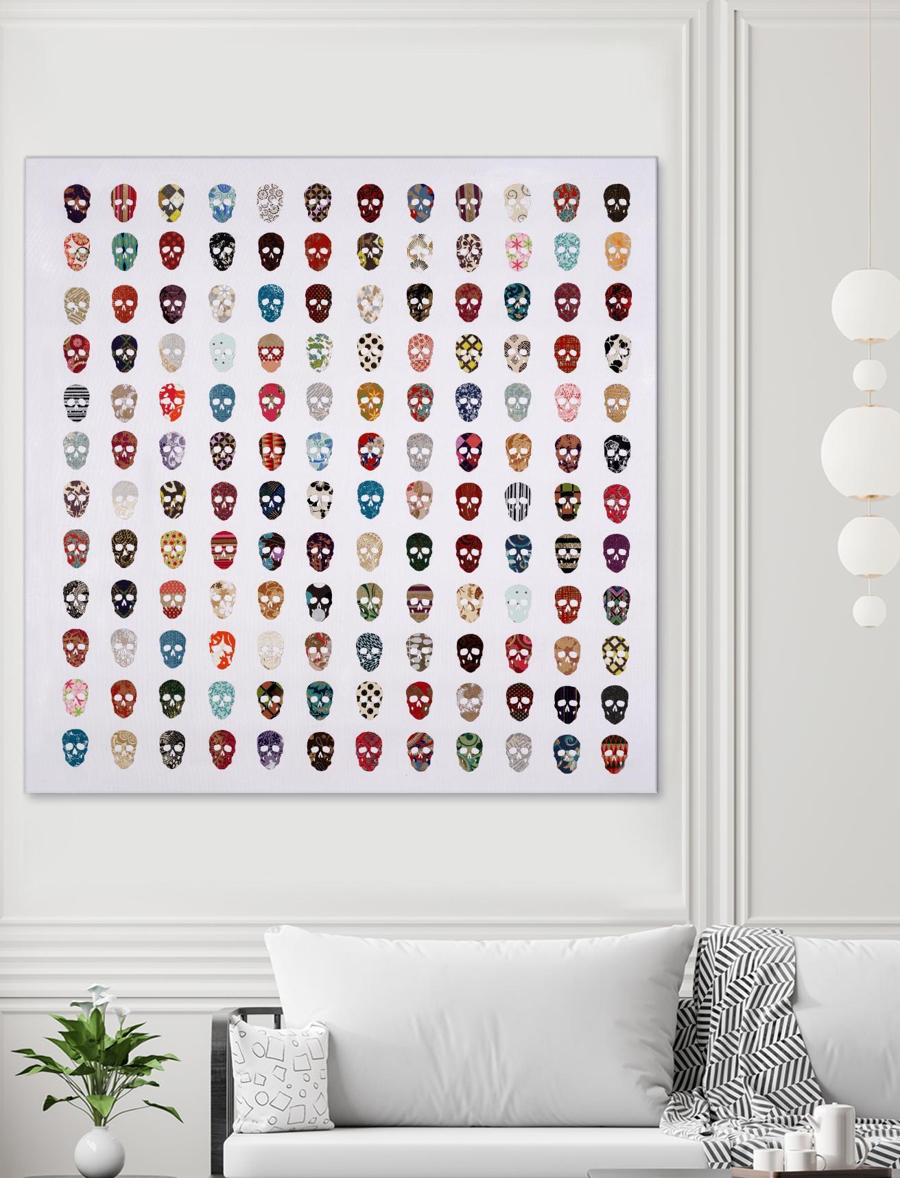 Gorgeous Crowd by Daleno Art on GIANT ART - red abstract