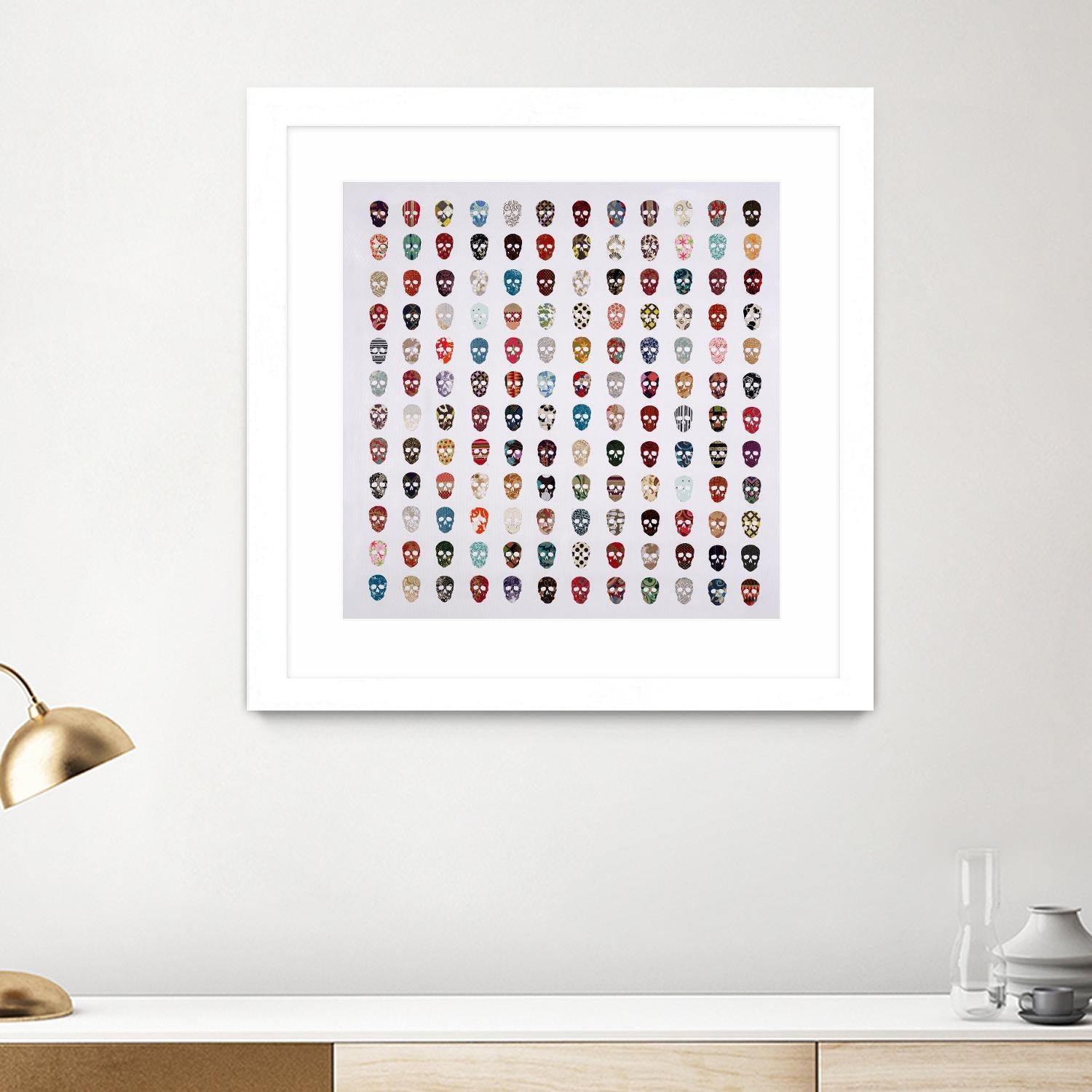 Gorgeous Crowd by Daleno Art on GIANT ART - red abstract