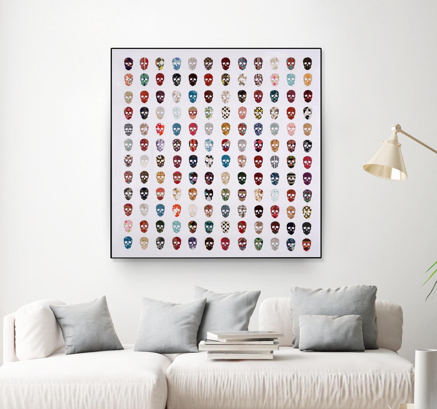 Gorgeous Crowd by Daleno Art on GIANT ART - red abstract