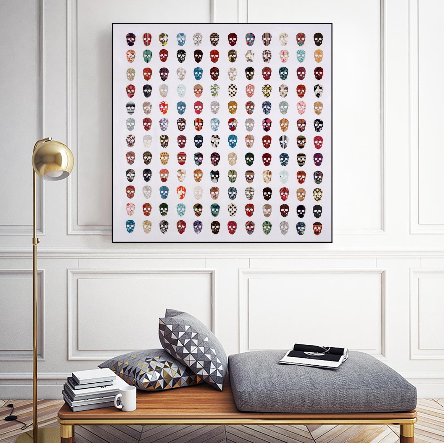 Gorgeous Crowd by Daleno Art on GIANT ART - red abstract