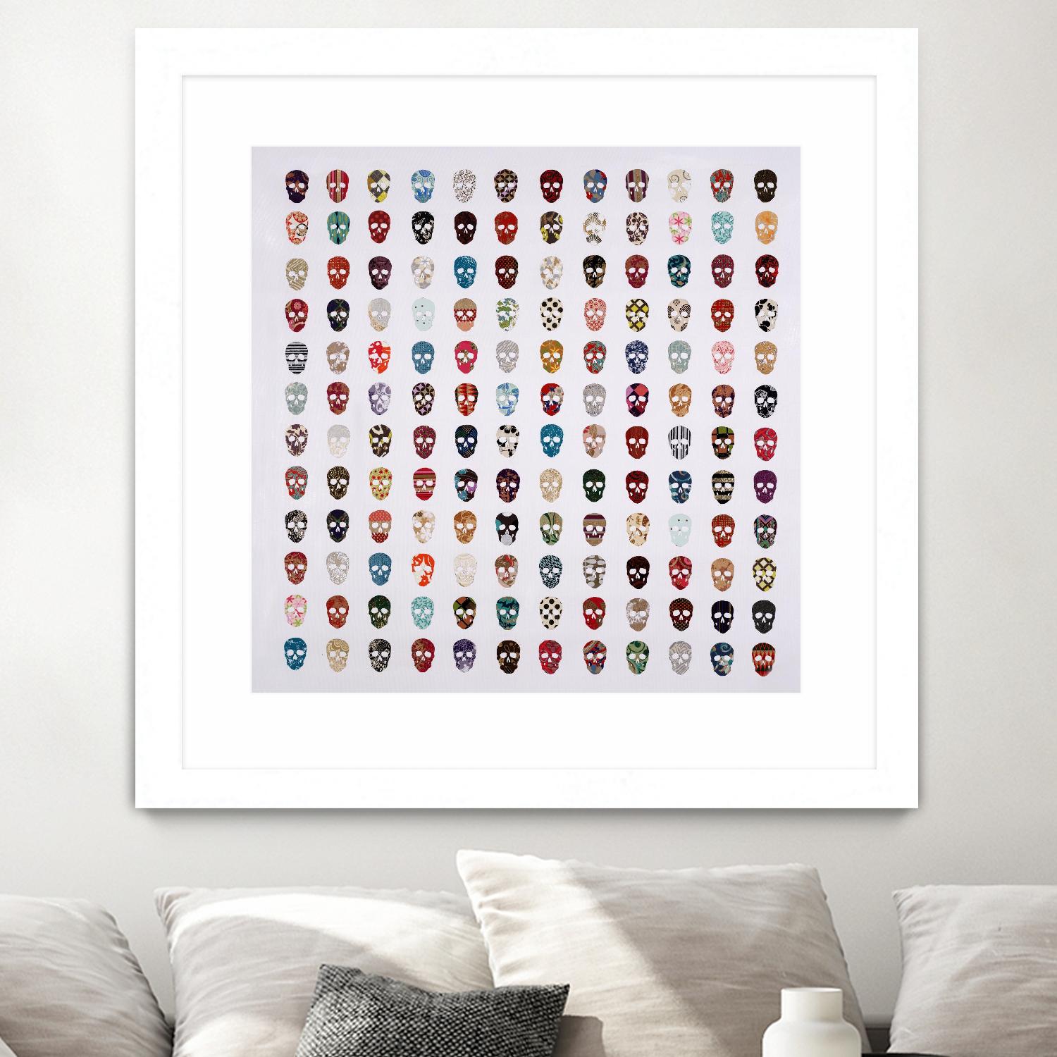 Gorgeous Crowd by Daleno Art on GIANT ART - red abstract