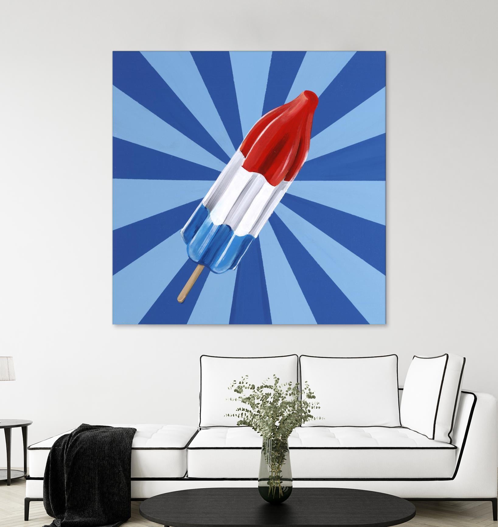 Daily Cravings VI by Daleno Art on GIANT ART - red abstract popsicle
