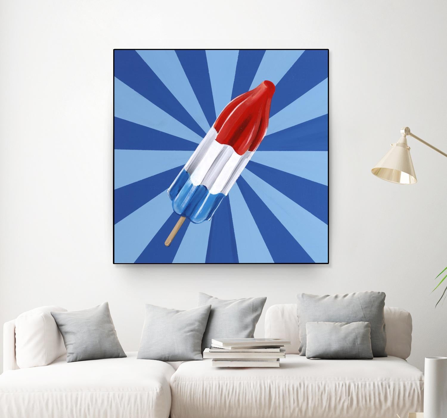 Daily Cravings VI by Daleno Art on GIANT ART - red abstract popsicle