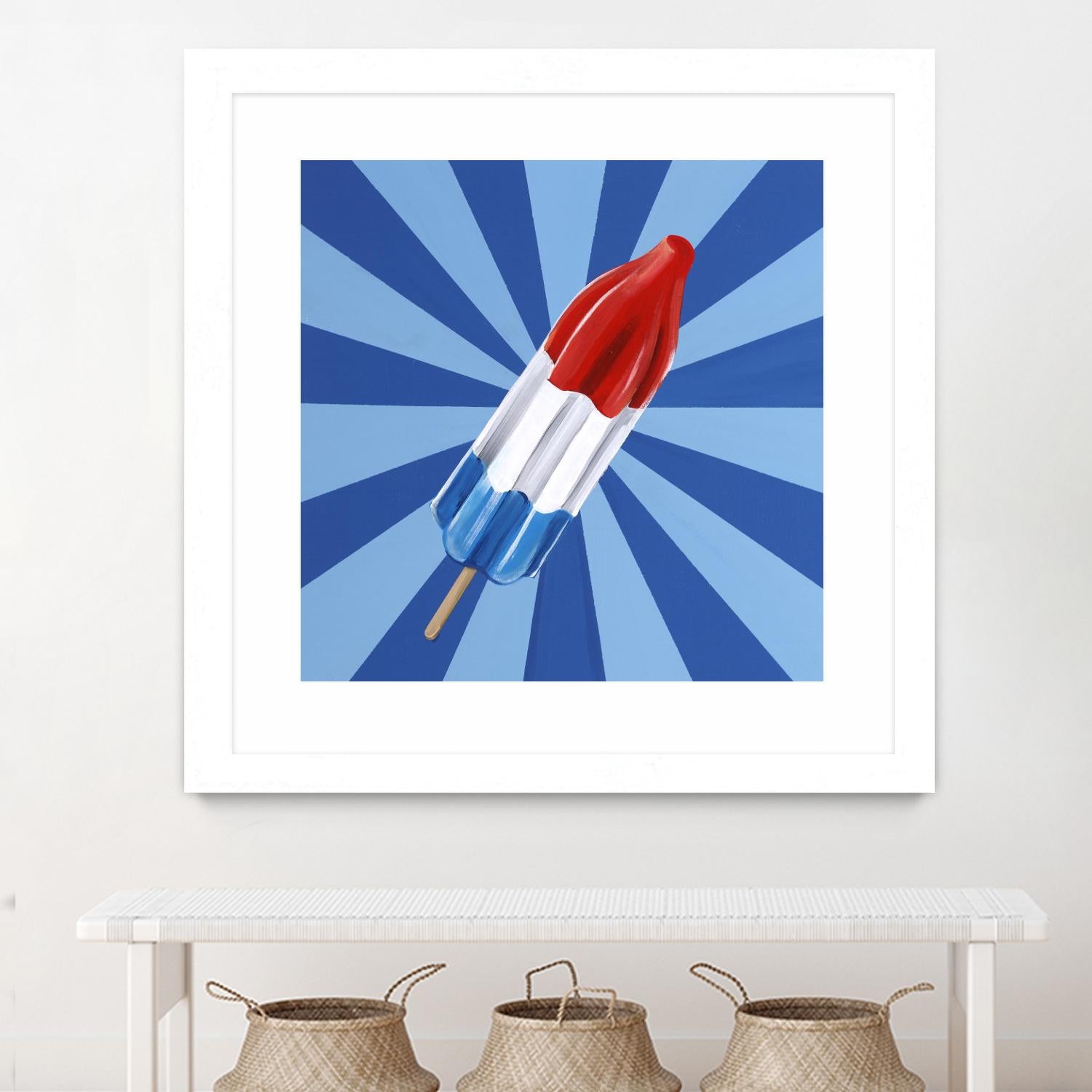 Daily Cravings VI by Daleno Art on GIANT ART - red abstract popsicle