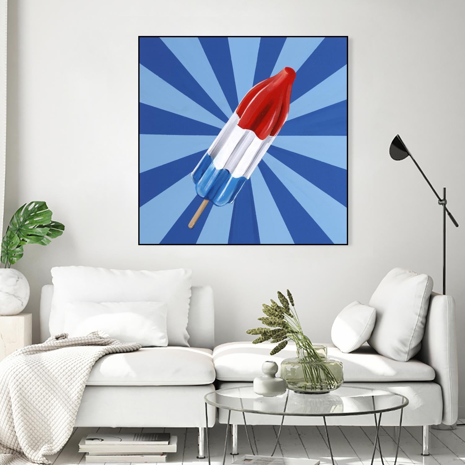 Daily Cravings VI by Daleno Art on GIANT ART - red abstract popsicle
