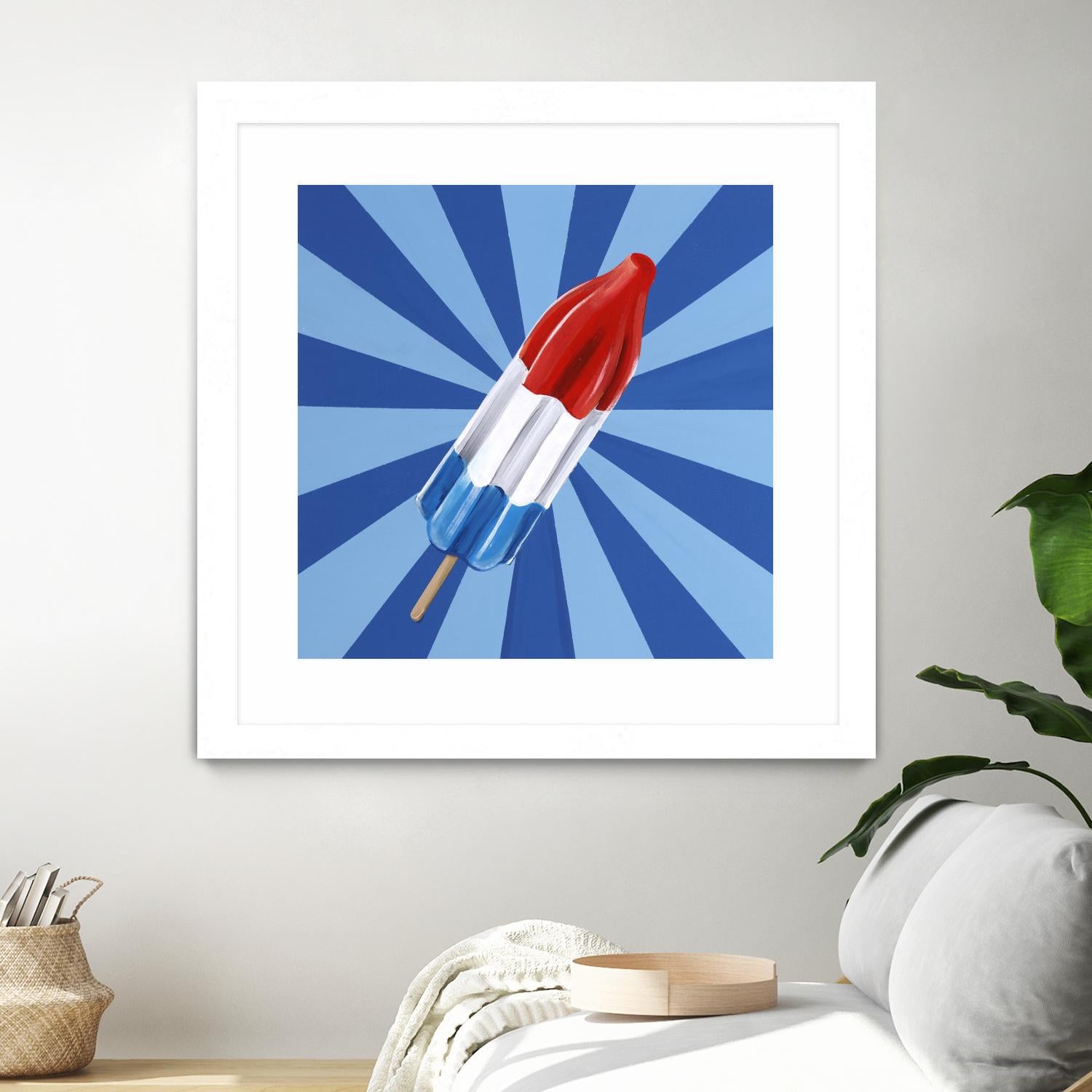 Daily Cravings VI by Daleno Art on GIANT ART - red abstract popsicle