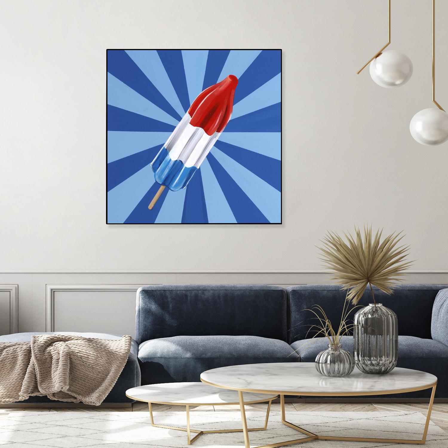 Daily Cravings VI by Daleno Art on GIANT ART - red abstract popsicle