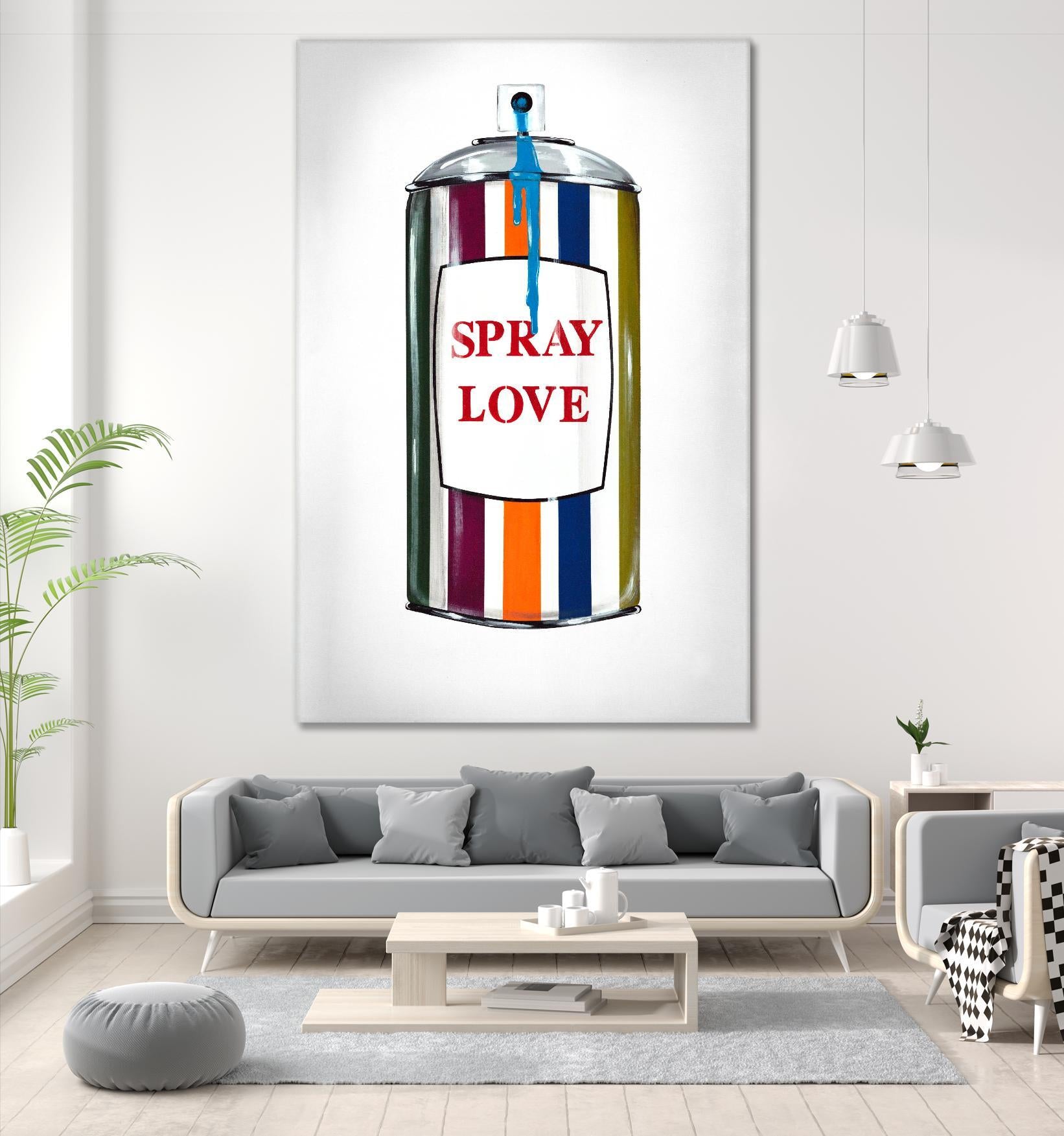 Public Expression V by Daleno Art on GIANT ART - orange typography love