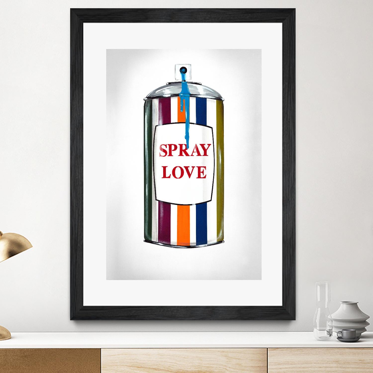 Public Expression V by Daleno Art on GIANT ART - orange typography love