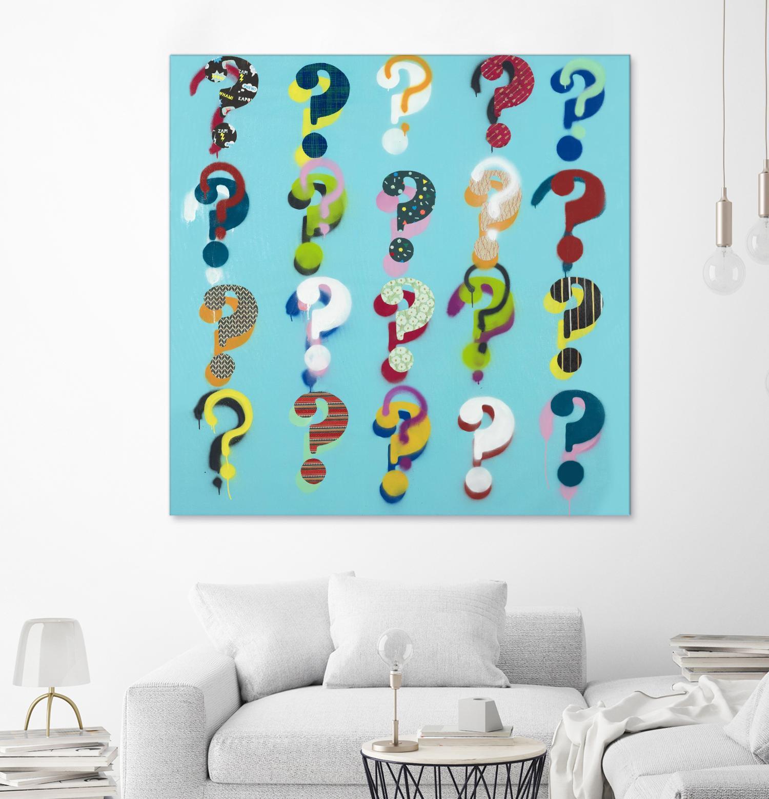 Pop the Question by Daleno Art on GIANT ART - abstract