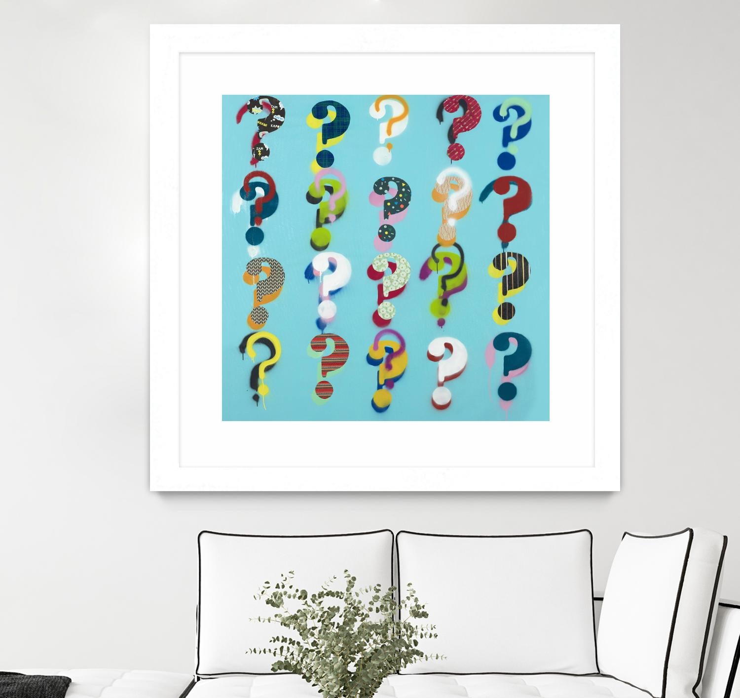 Pop the Question by Daleno Art on GIANT ART - abstract