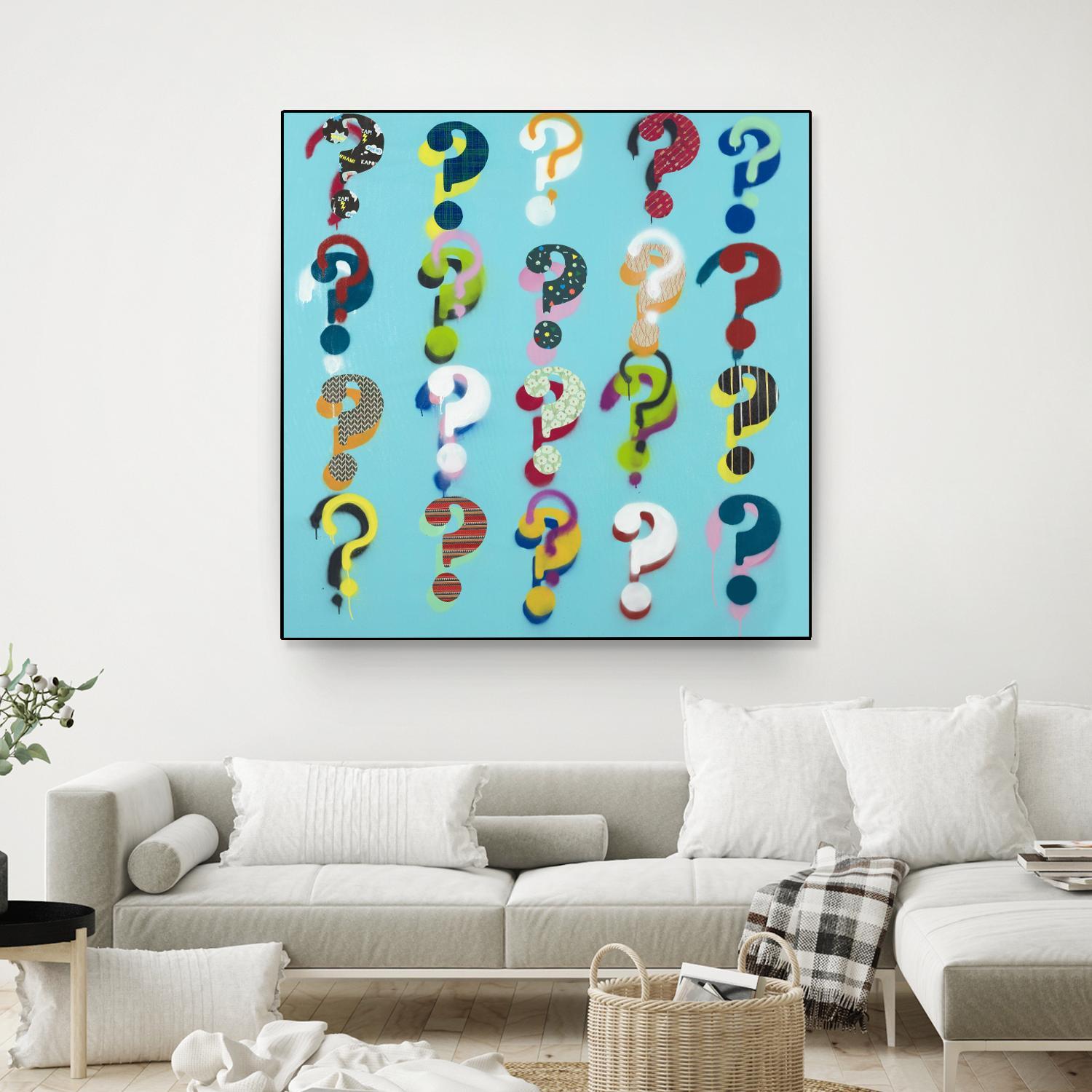 Pop the Question by Daleno Art on GIANT ART - abstract