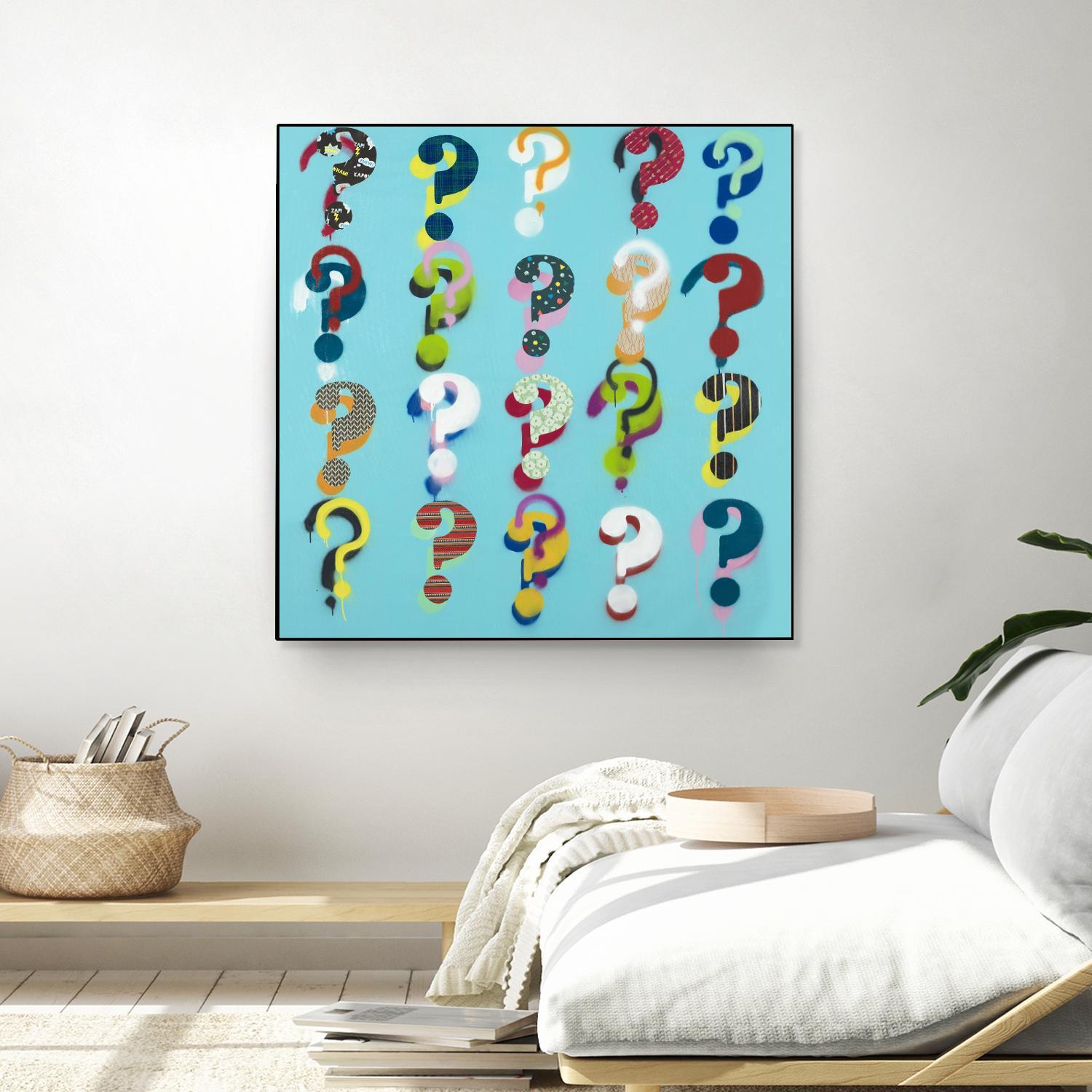 Pop the Question by Daleno Art on GIANT ART - abstract
