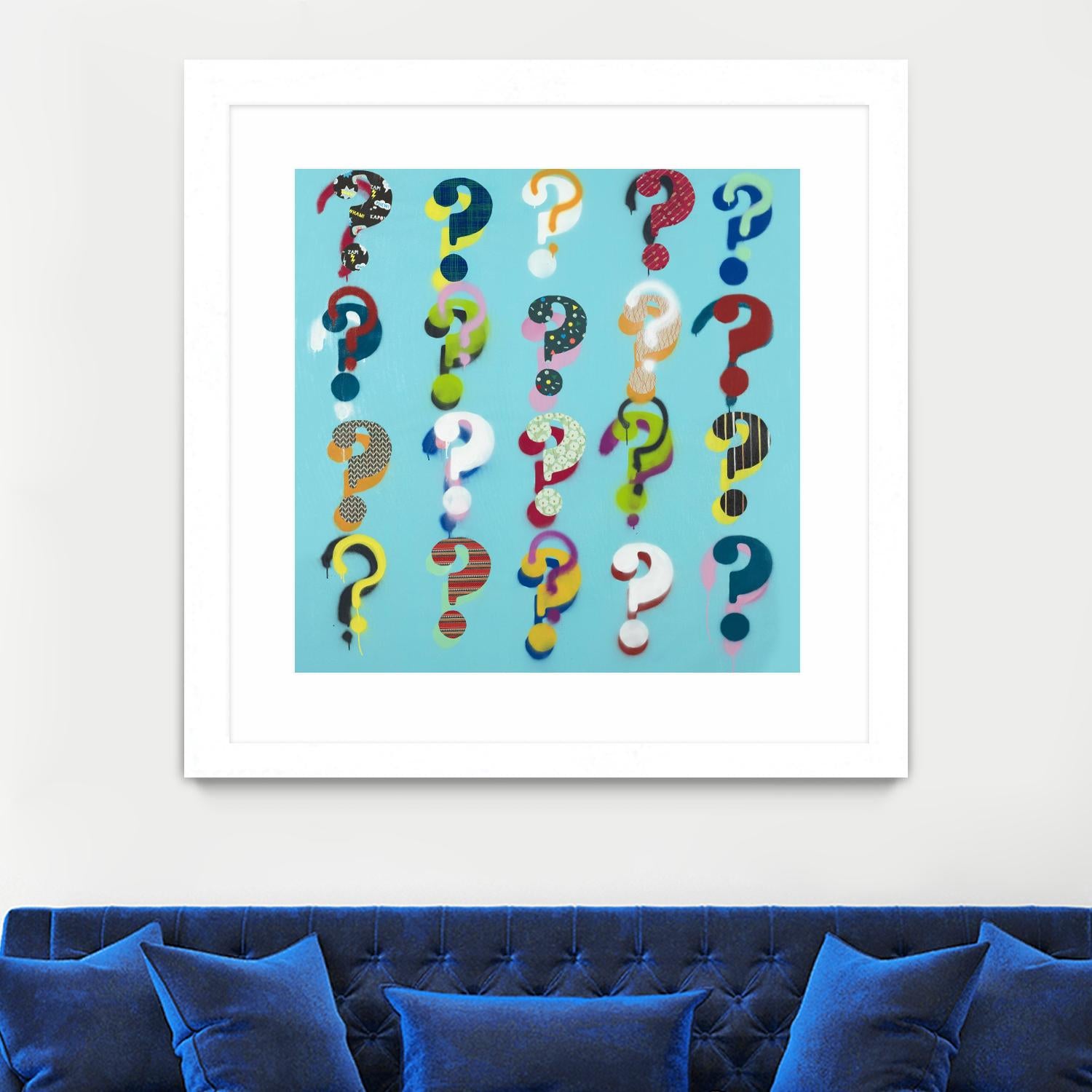 Pop the Question by Daleno Art on GIANT ART - abstract