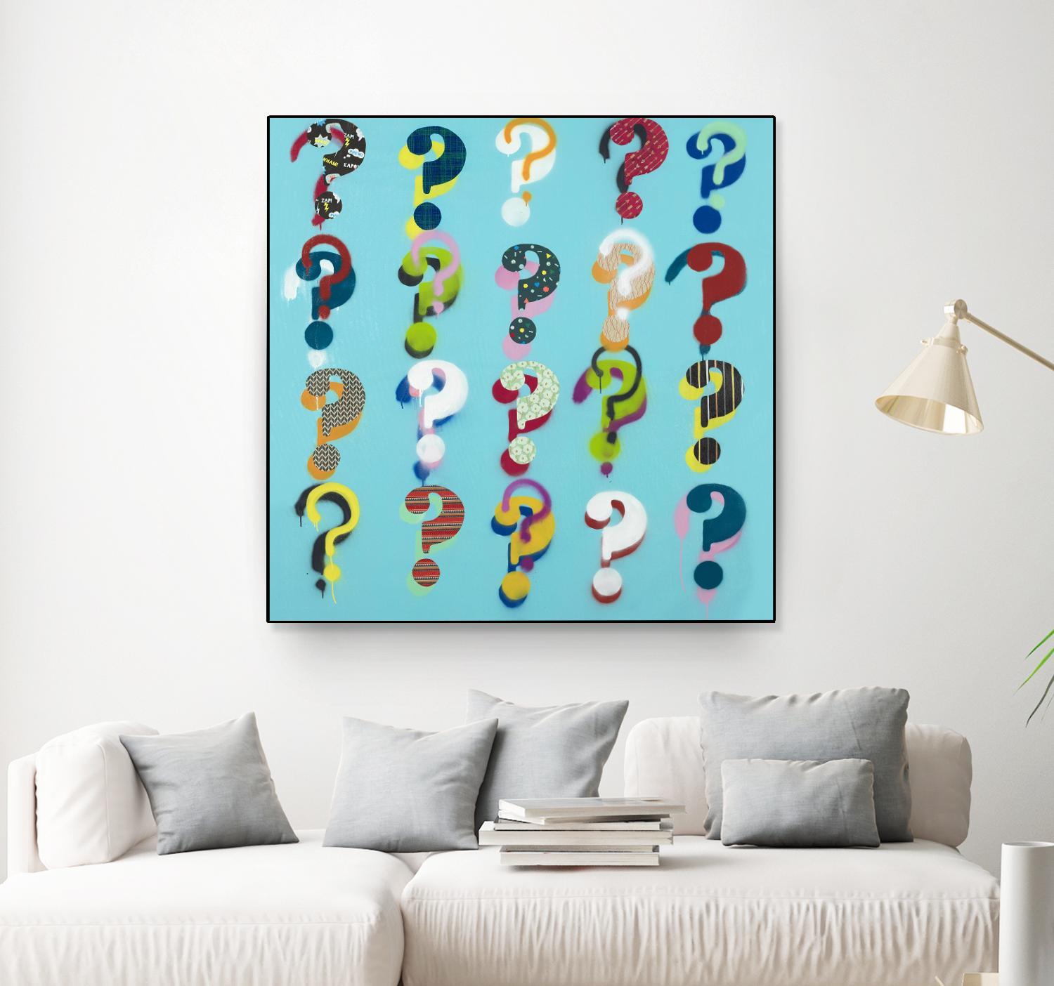 Pop the Question by Daleno Art on GIANT ART - abstract
