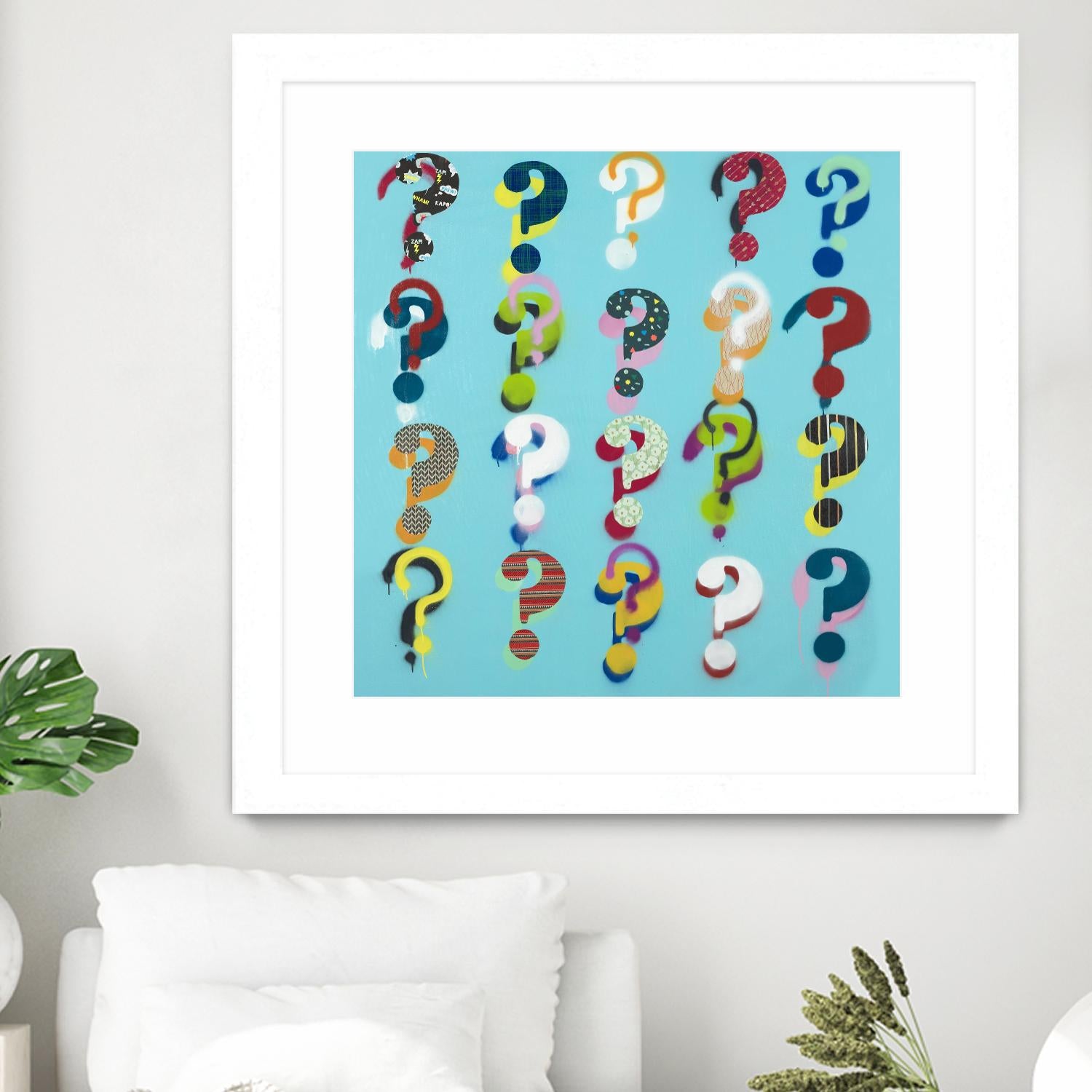 Pop the Question by Daleno Art on GIANT ART - abstract