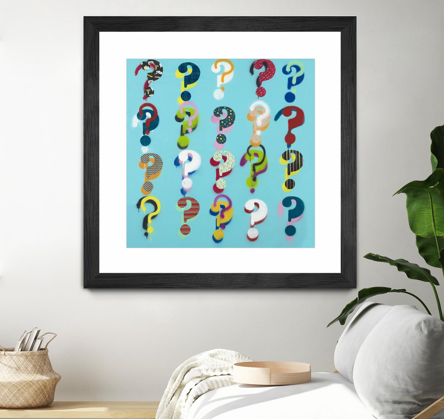 Pop the Question by Daleno Art on GIANT ART - abstract