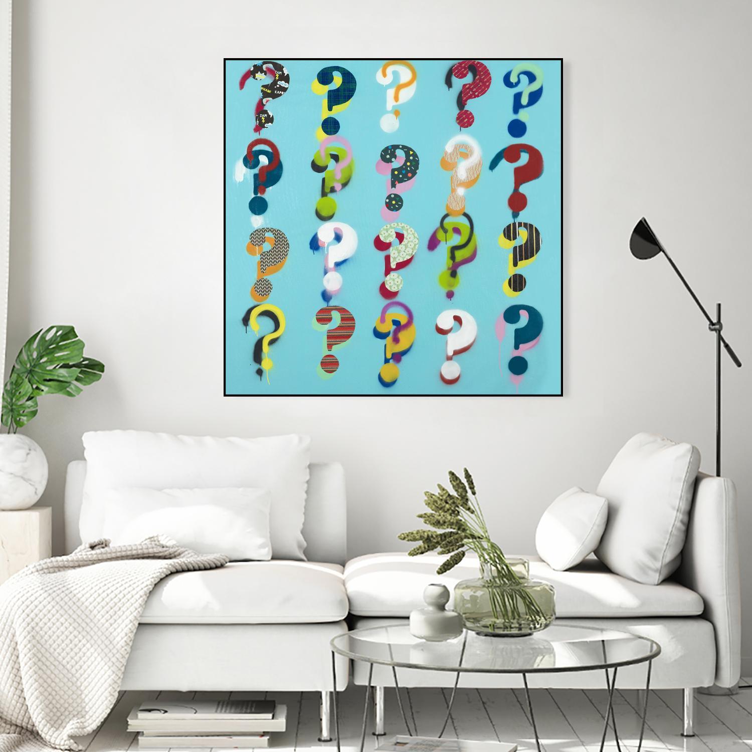 Pop the Question by Daleno Art on GIANT ART - abstract