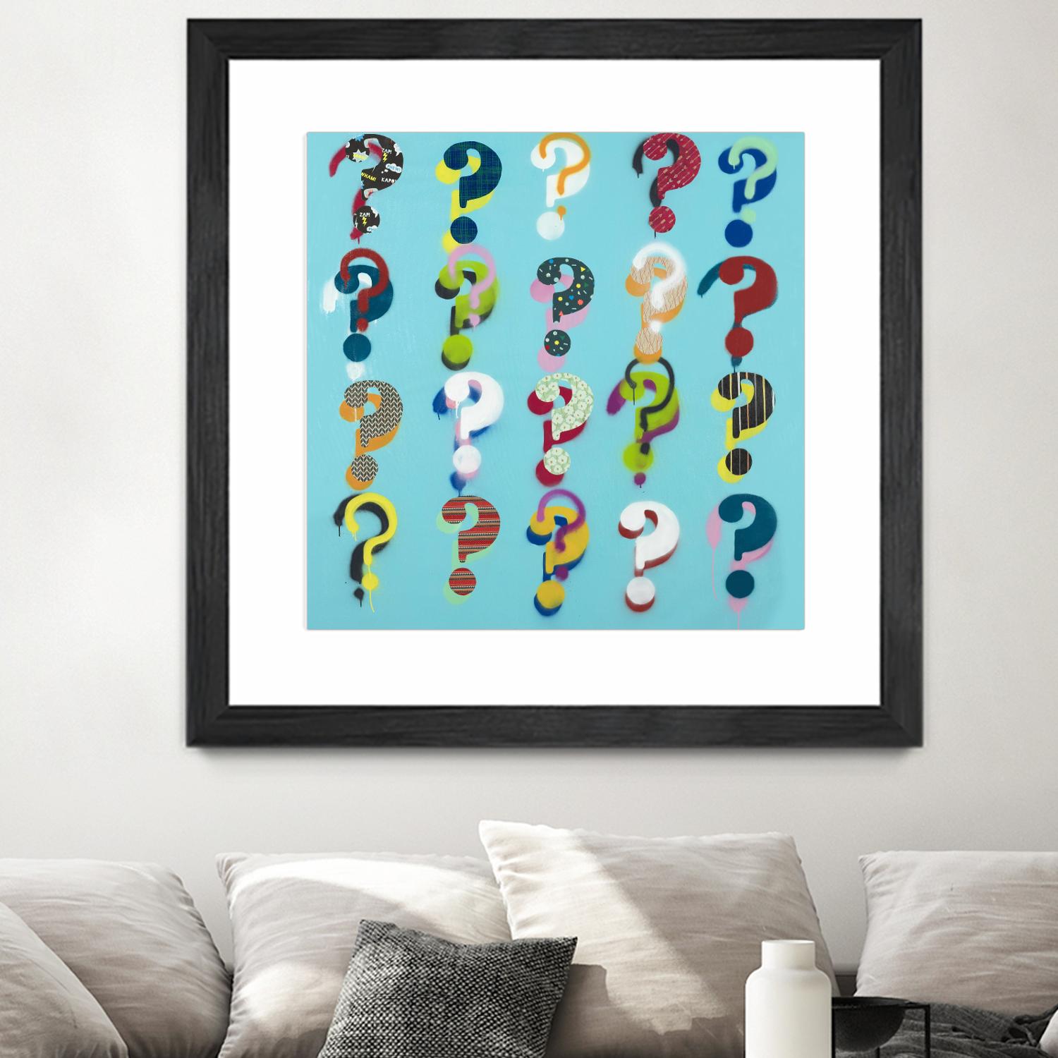 Pop the Question by Daleno Art on GIANT ART - abstract