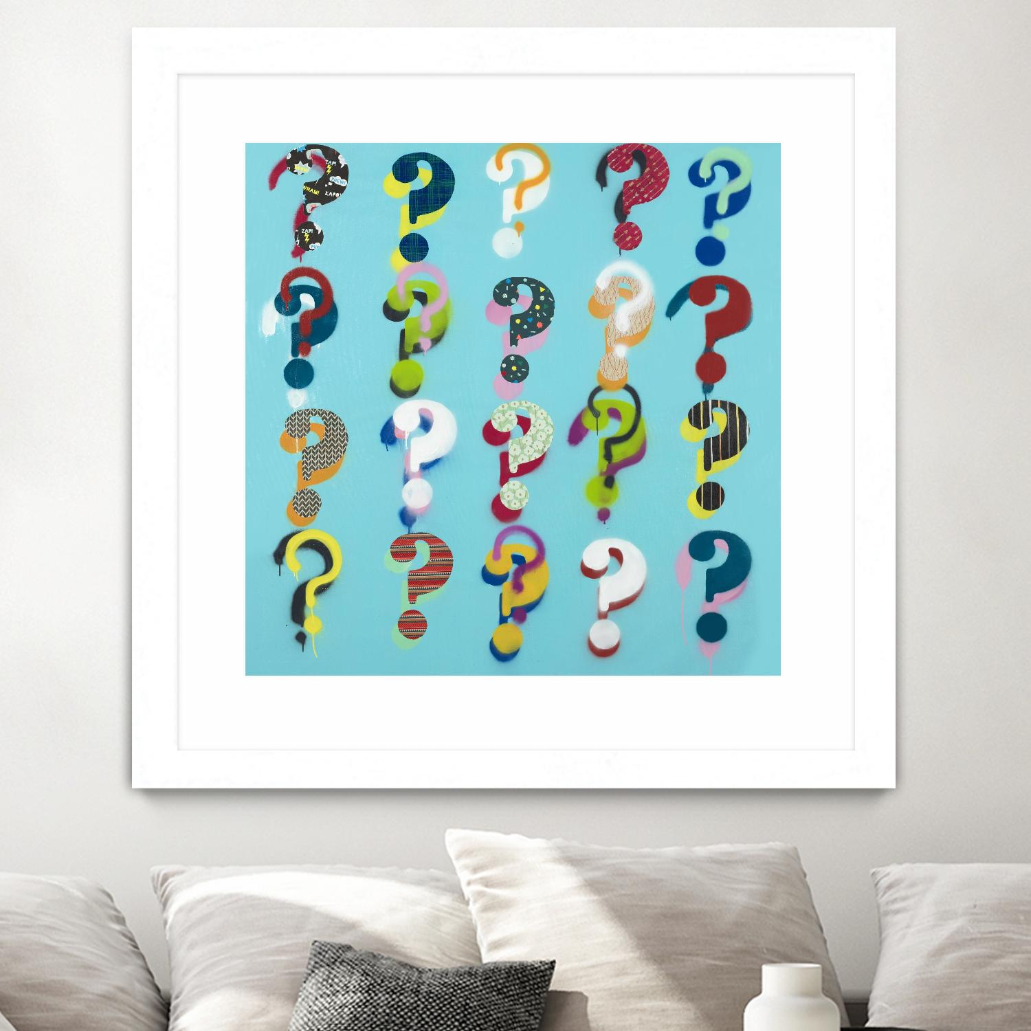 Pop the Question by Daleno Art on GIANT ART - abstract