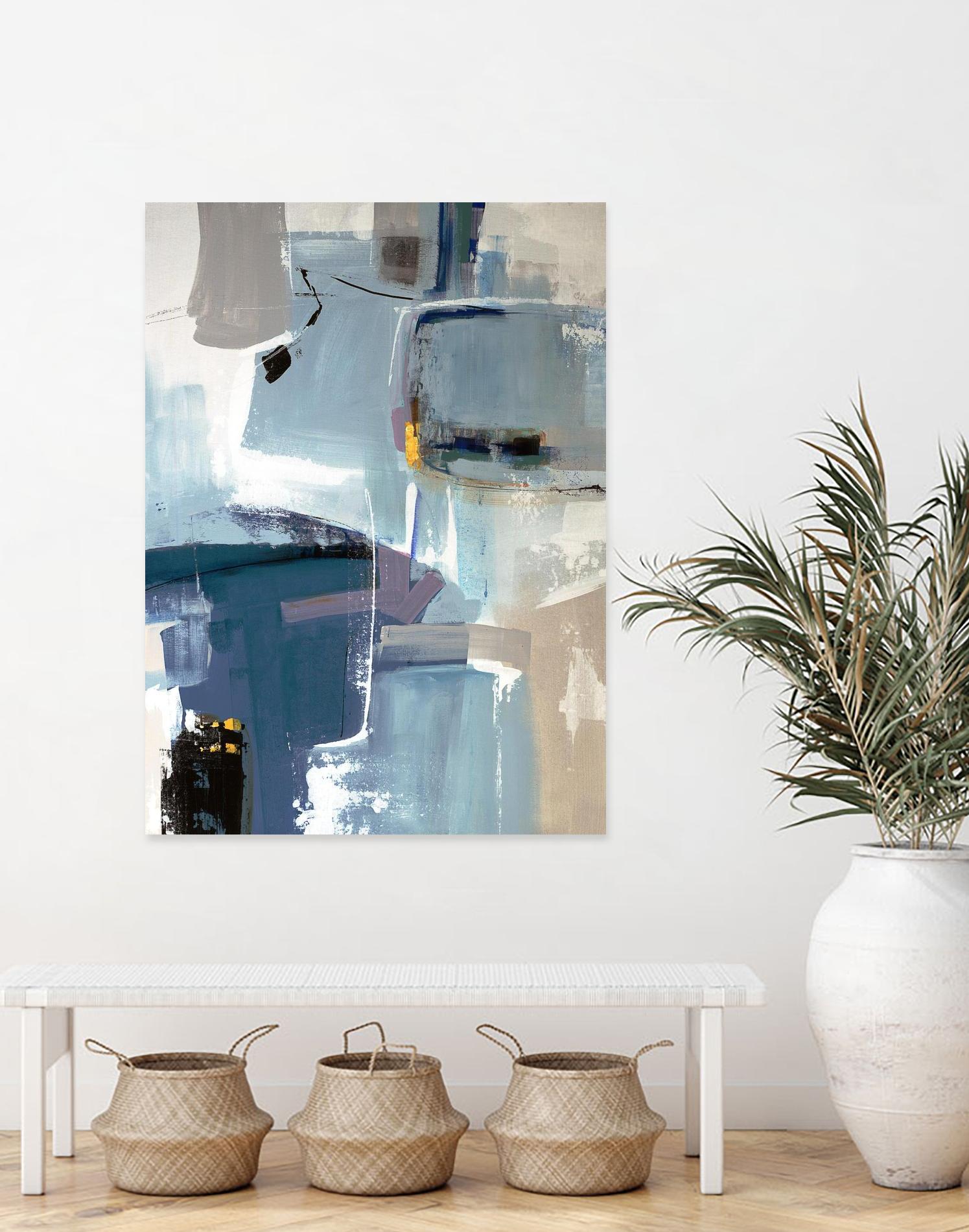 Pitfall by Daleno Art on GIANT ART - beige abstract abstract