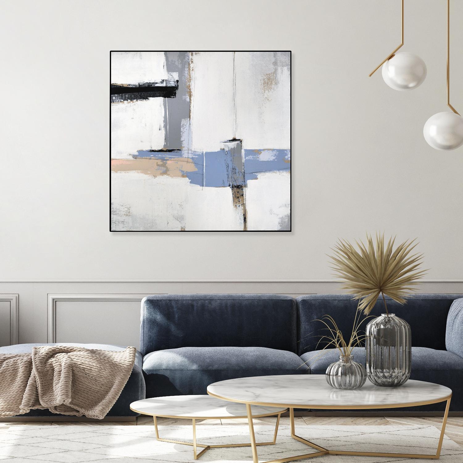 Broken Edges I by Daleno Art on GIANT ART - gold abstract abstrait
