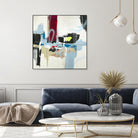 To Tell the Truth I by Daleno Art on GIANT ART - red abstract abstrait