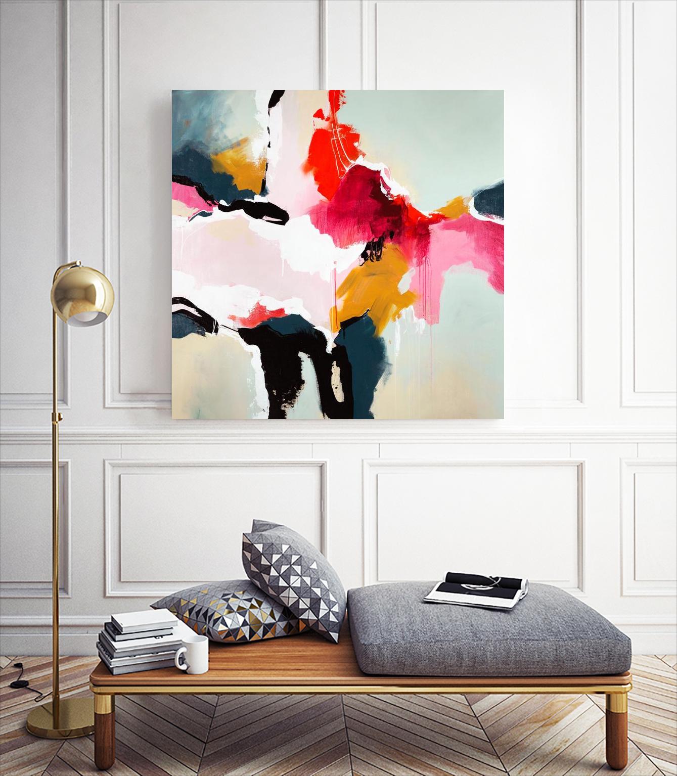 Mental Picture by Daleno Art on GIANT ART - red abstract