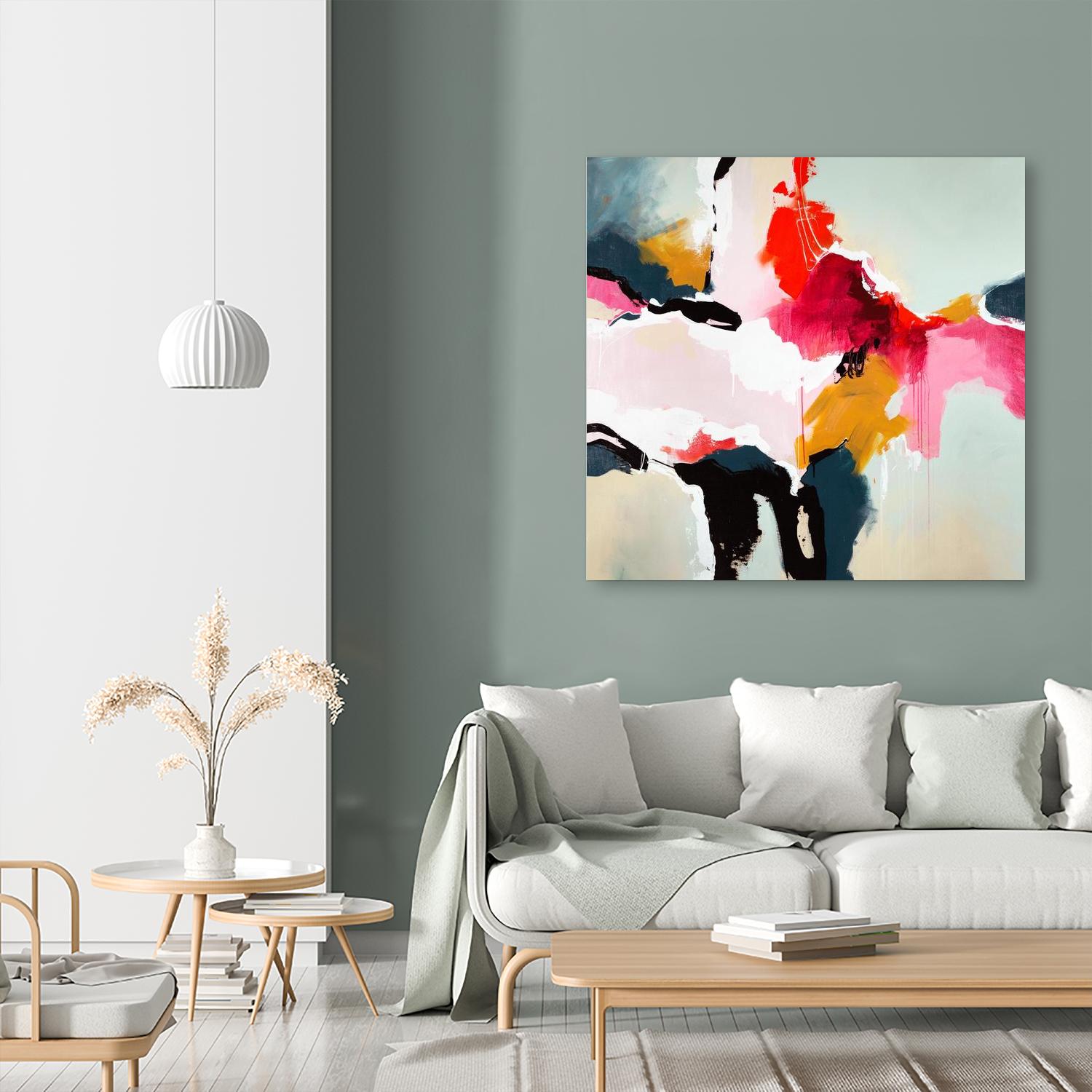 Mental Picture by Daleno Art on GIANT ART - red abstract