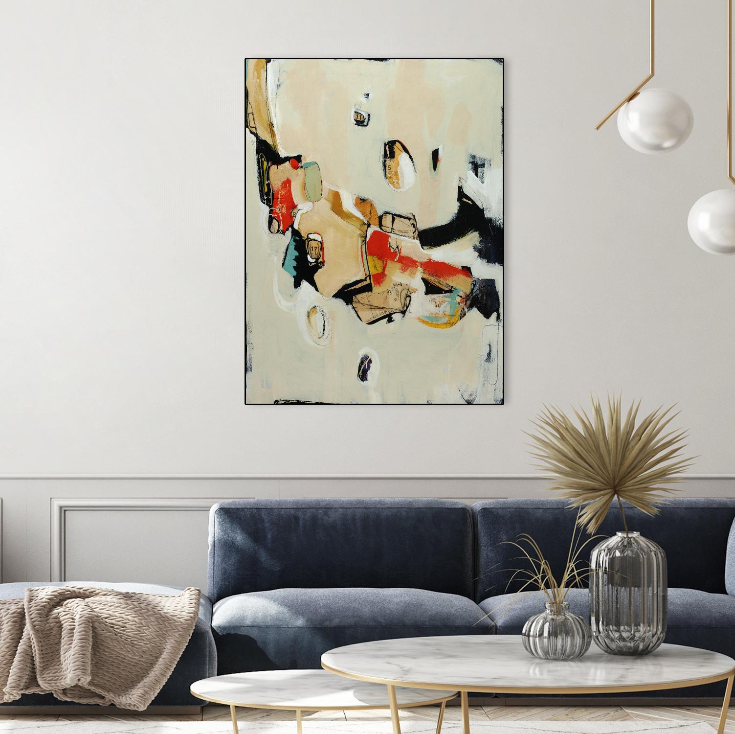 Charred Memorbilia by Daleno Art on GIANT ART - beige abstract abstrait