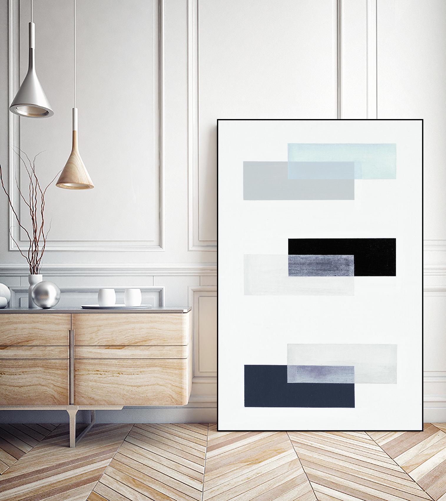 Choate Trend XVII by Daleno Art on GIANT ART - blue abstract abstrait