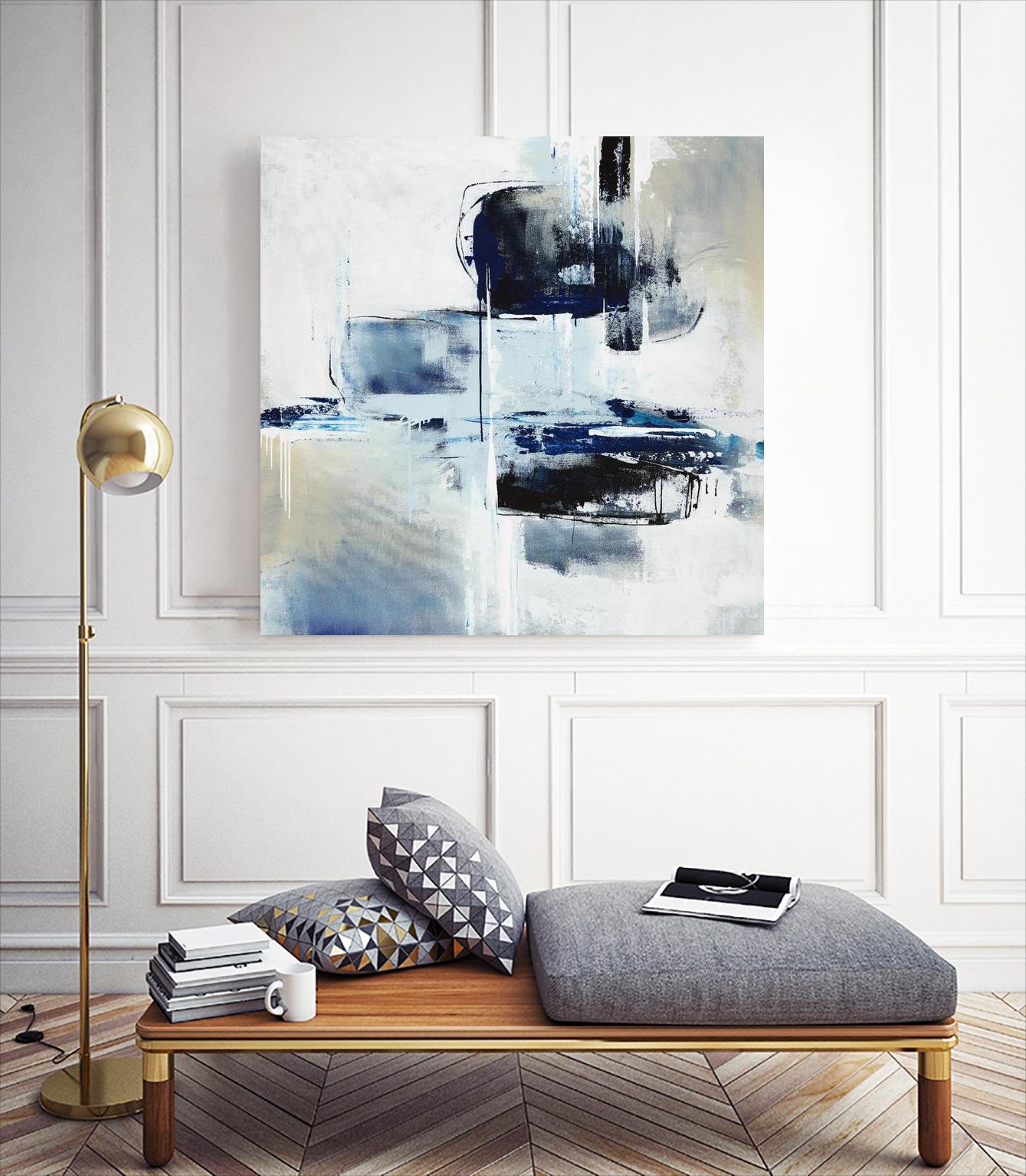 On Ice by Daleno Art on GIANT ART - beige abstract abstract